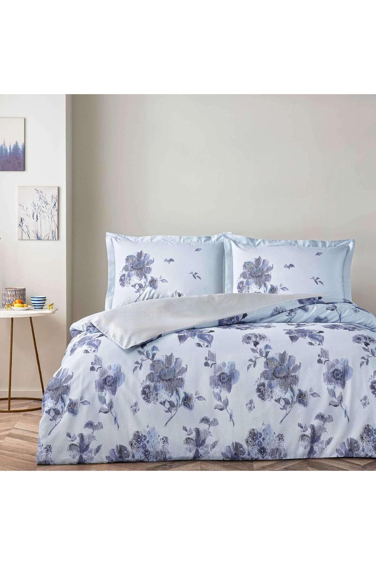 STOREMAX htpshopmx Pamuk Hennıe Nevresim Takımı Lacivert Çift Kişilik str http 1092444