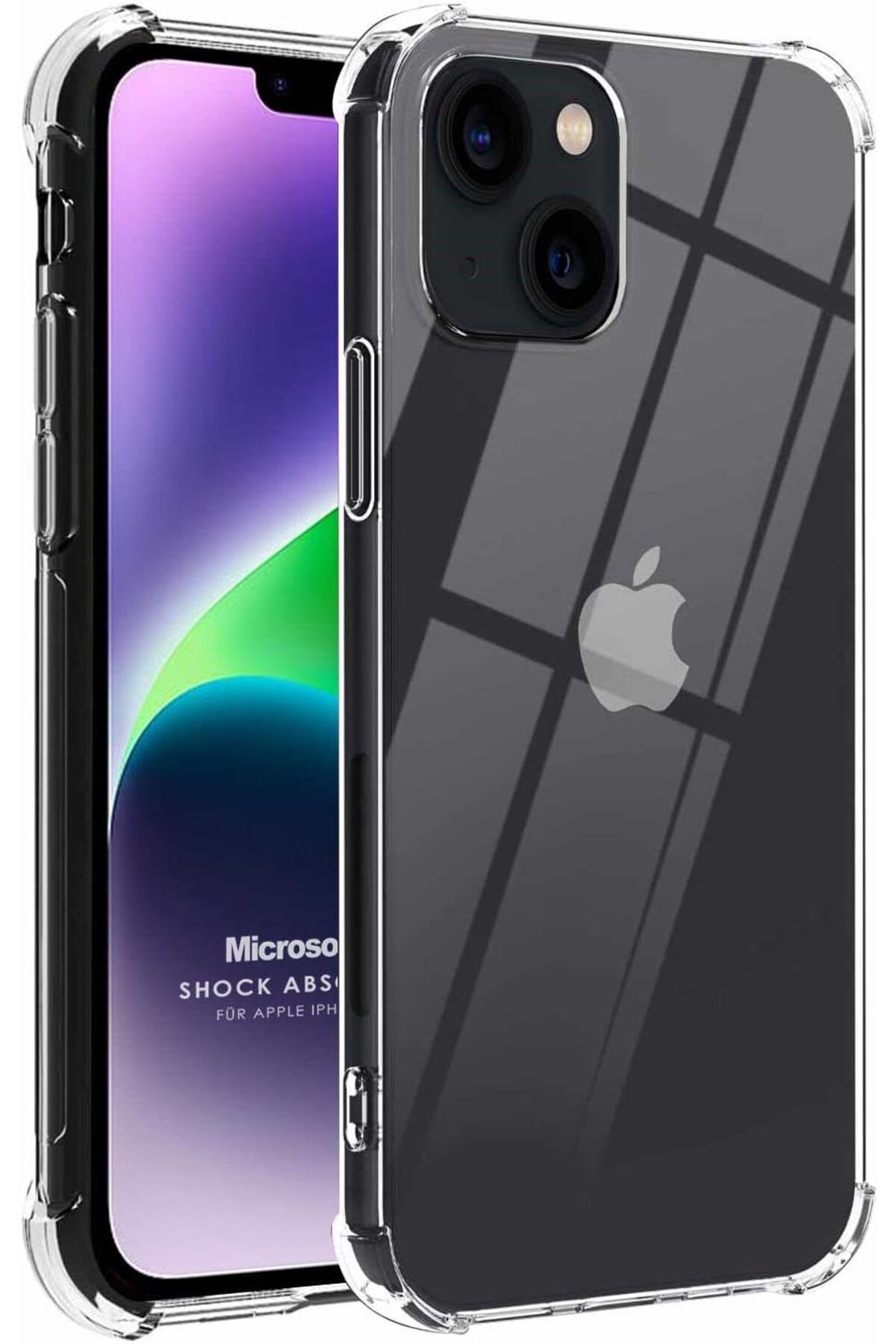 STOREMAX bystoreby iPhone 14 Plus için Kılıf Shock Absorbing Şeffaf [iPhone 14 Plus ile Uyumlu Kılıf -