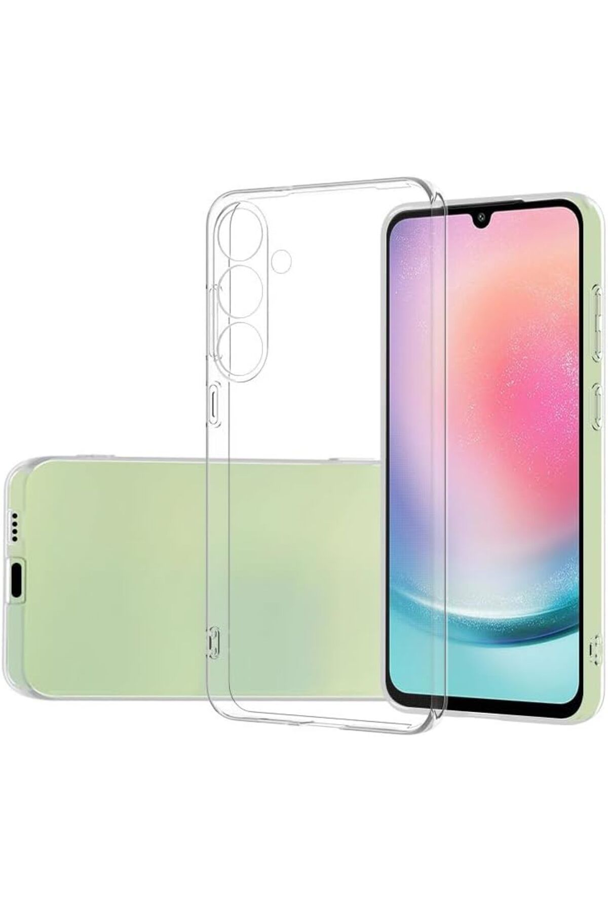 STOREMAX nffashopm Galaxy İle Uyumlu S25 Plus Kılıf Süper Silikon Kapak, Şeffaf storestarx 1051353
