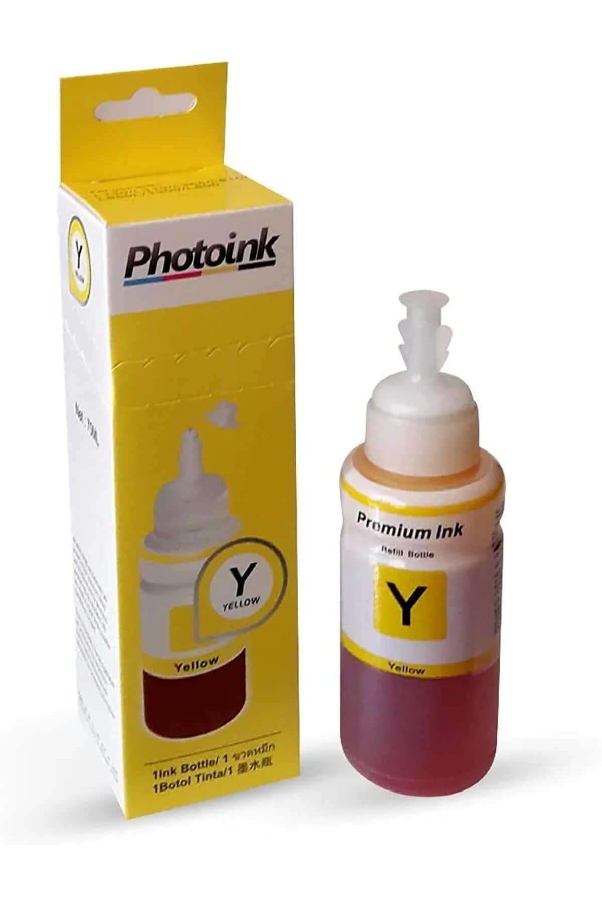 STOREMAX glpzr Plus L Serisi Mürekkepleri, Epson T6644 Uyumlu 70 Ml Sari Mürekkep - Kutulu Özel Ambalajind