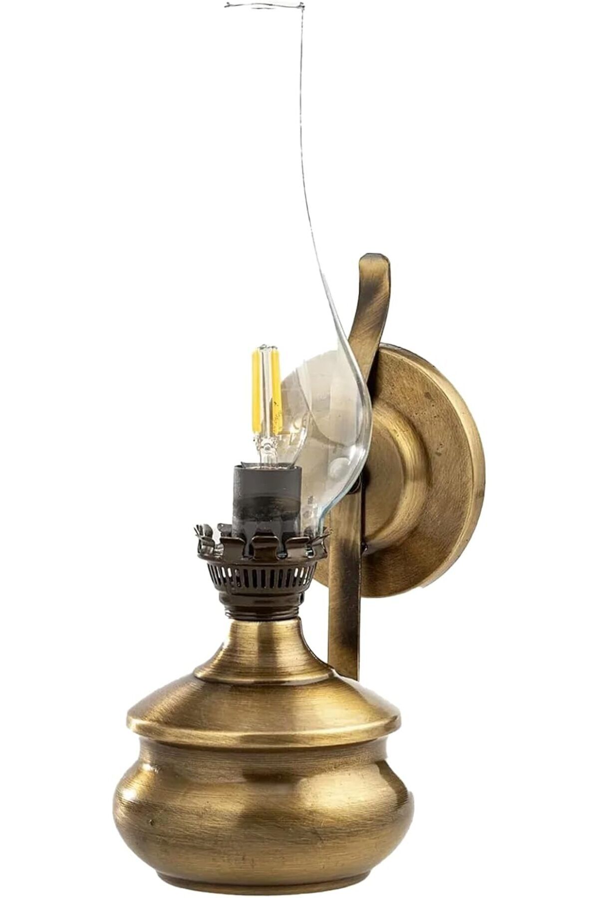 yenibagshop Eskitme Gaz Lambası Aplik Aydınlatma (Bronz)