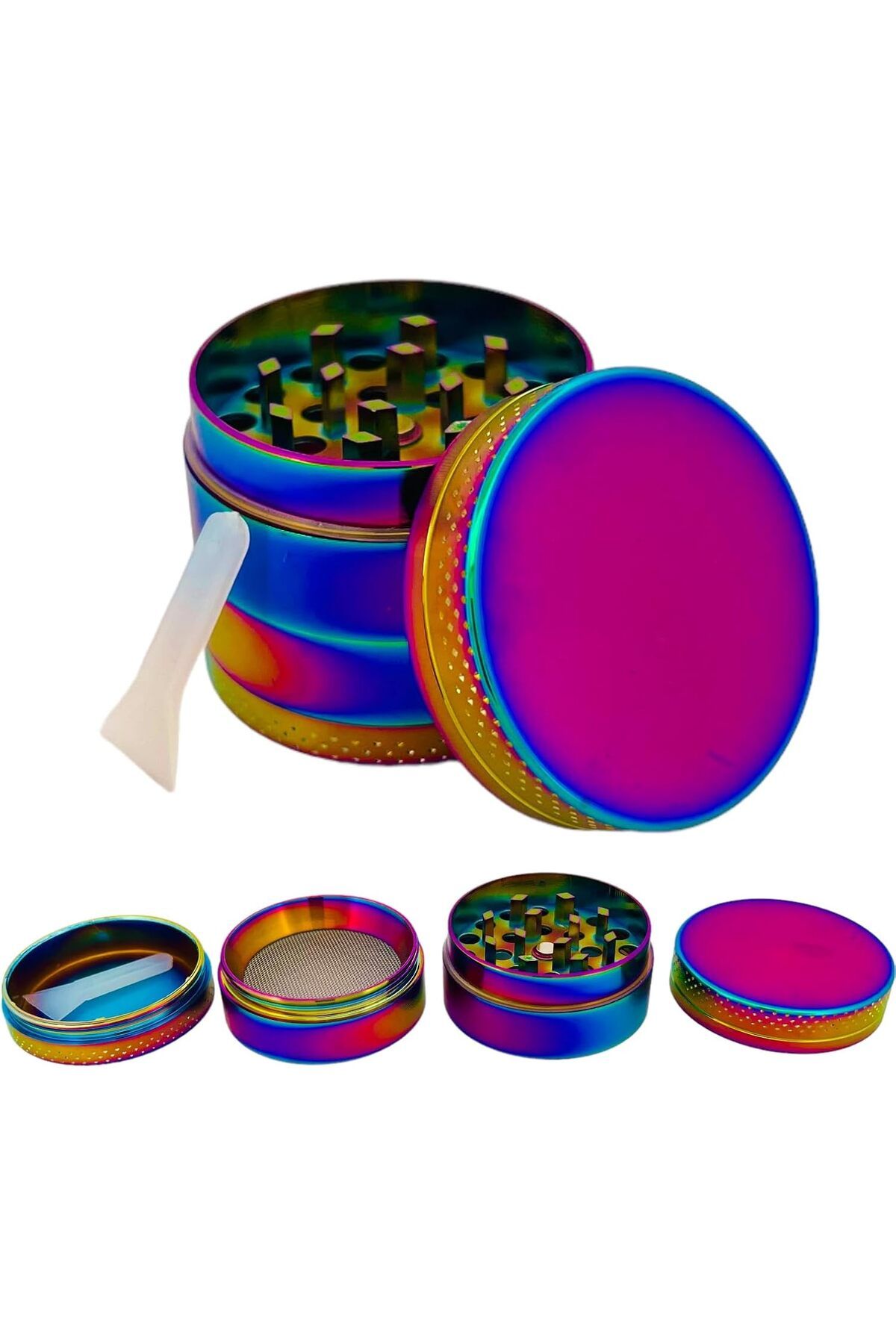 STOREMAX bystoreby GRINDER Parçalayıcı Metal baharat öğütücü herb spice 4 katmanlı 40MM / 50MM / 63M