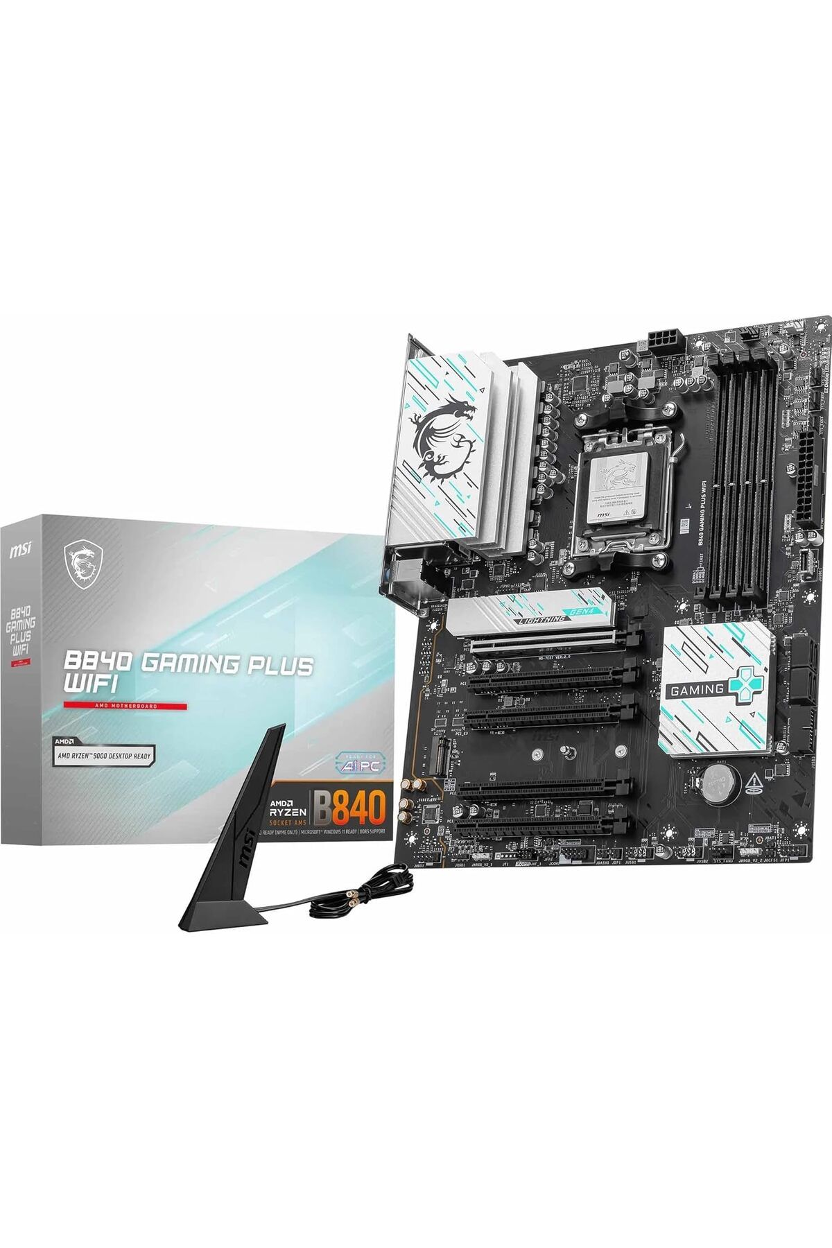 STOREMAX cmllashop B840 GAMING PLUS WIFI Anakart, ATX - AMD Ryzen 9000/8000 / 7000 İşlemcileri, AM5 - DDR5