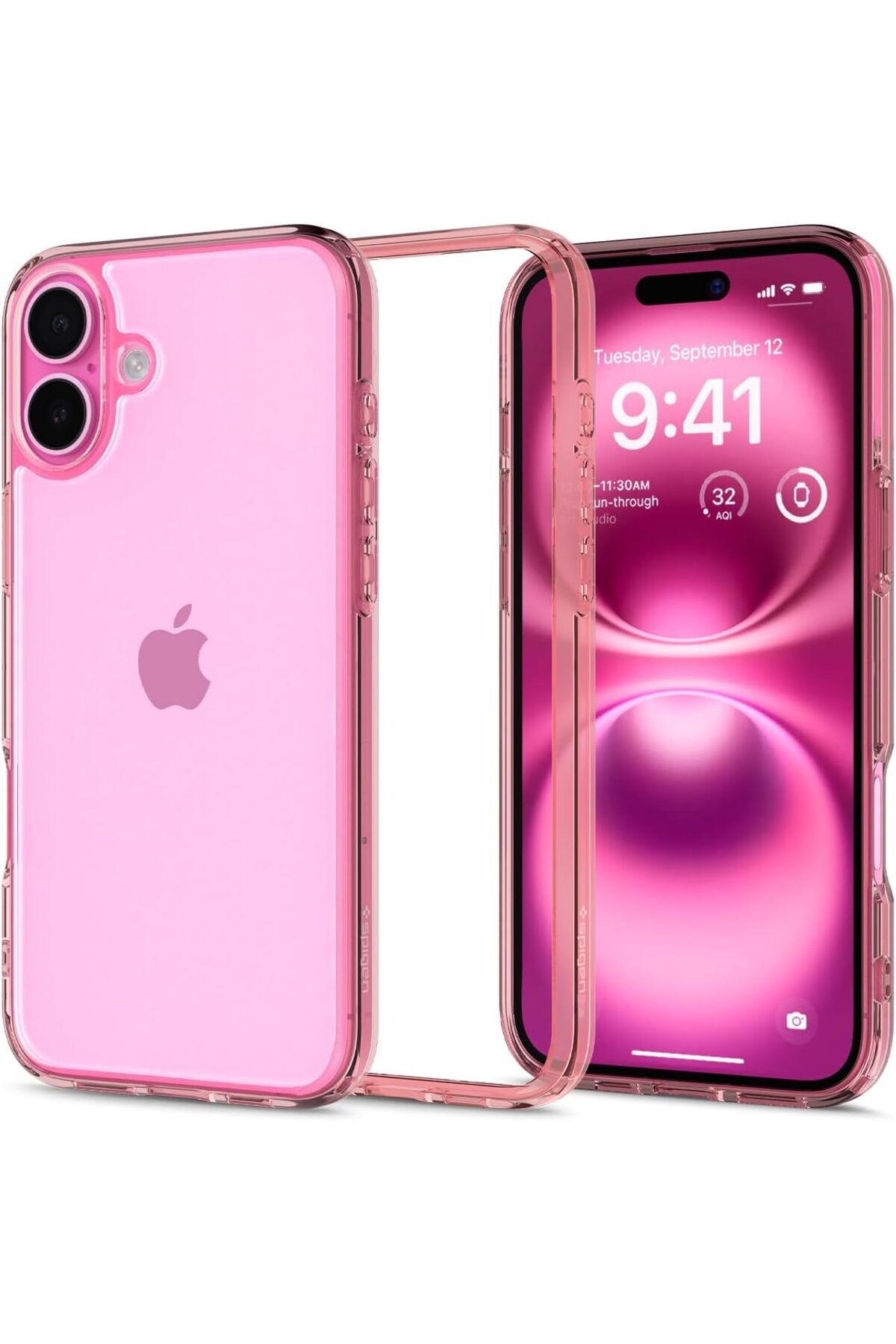 STOREMAX htpshopmx iPhone 16 Kılıf Ultra Hybrid Rose Crystal - ACS08198 str http 1092444
