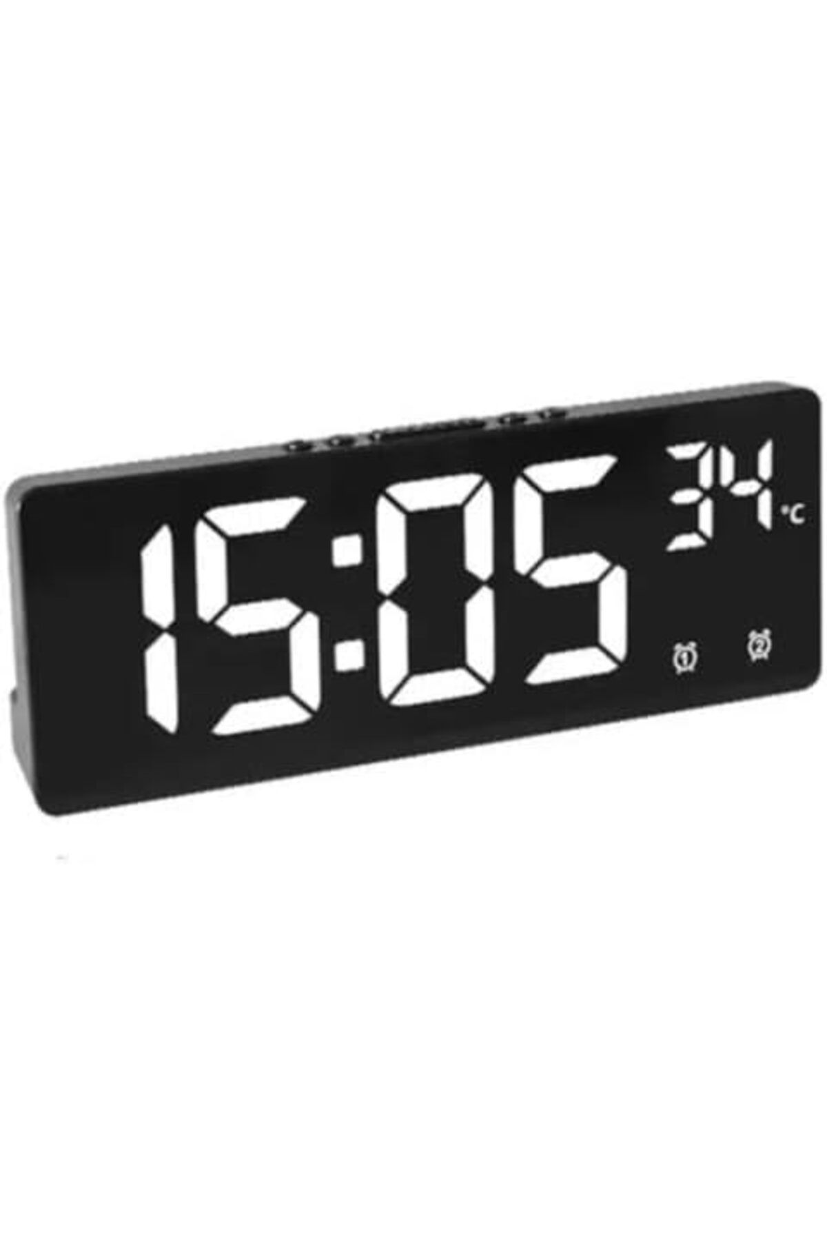 yenibagshop Led Dijital Masa Saati Derece Alarmlı