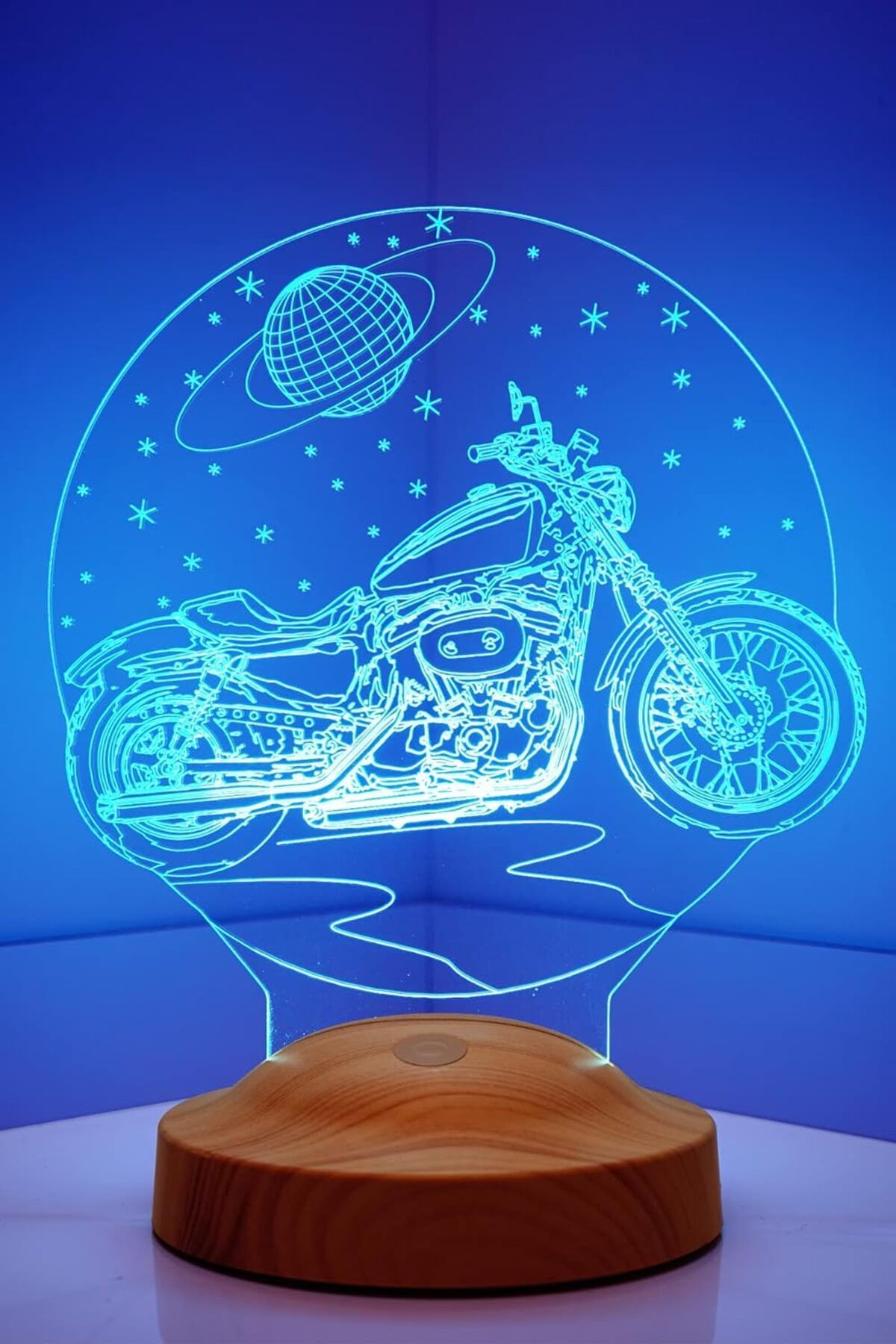 STOREMAX nslmshop 3D Motorsiklet Chopper Led Lamba Life Store 1037065