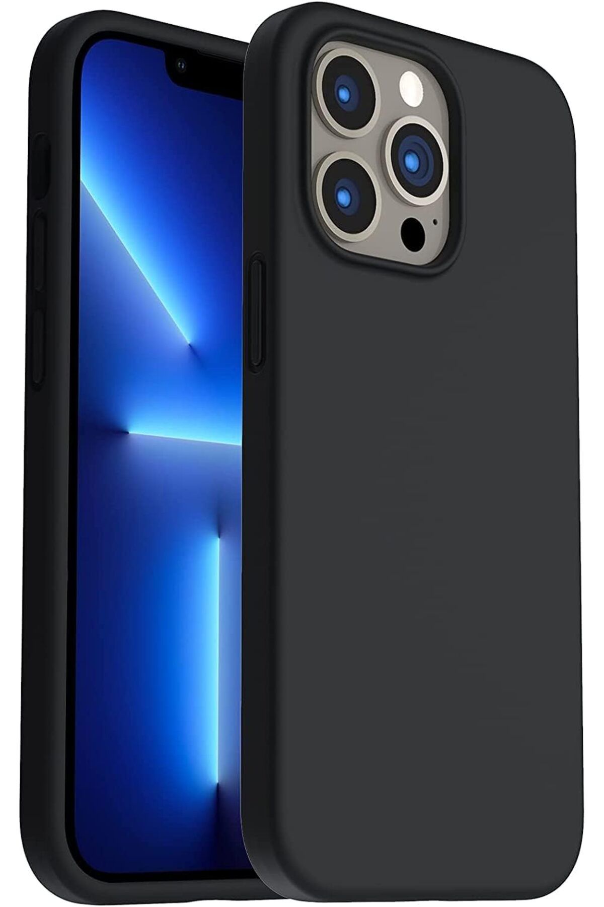 STOREMAX htpshopmx iPhone 13 Pro Kılıf 6.1 ile Uyumlu, İnce Sıvı Silikon 3 Katmanlı Tam Kaplamalı Yumu