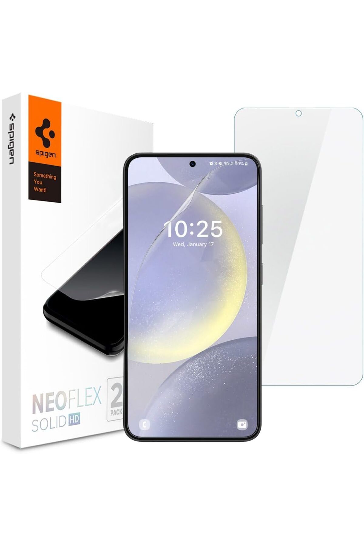 salesalbutik Galaxy S24 Uyumlu  Ekran Koruyucu Film Neo Flex Solid HD (2 Adet) - AFL07439