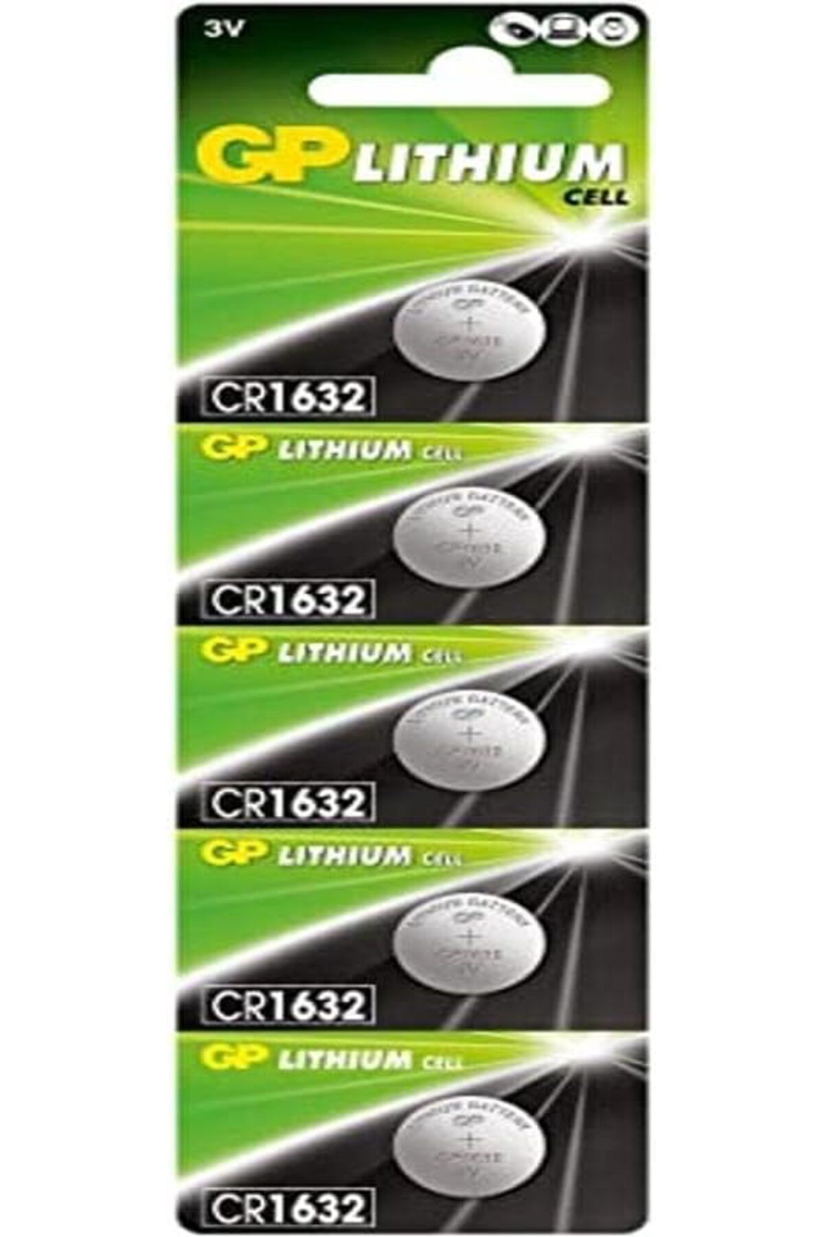 STOREMAX srhtDS Batteries Cr1632 1632 Boy Lityum Düğme Pil, 3 Volt, 5'Li Kart Desing 266450