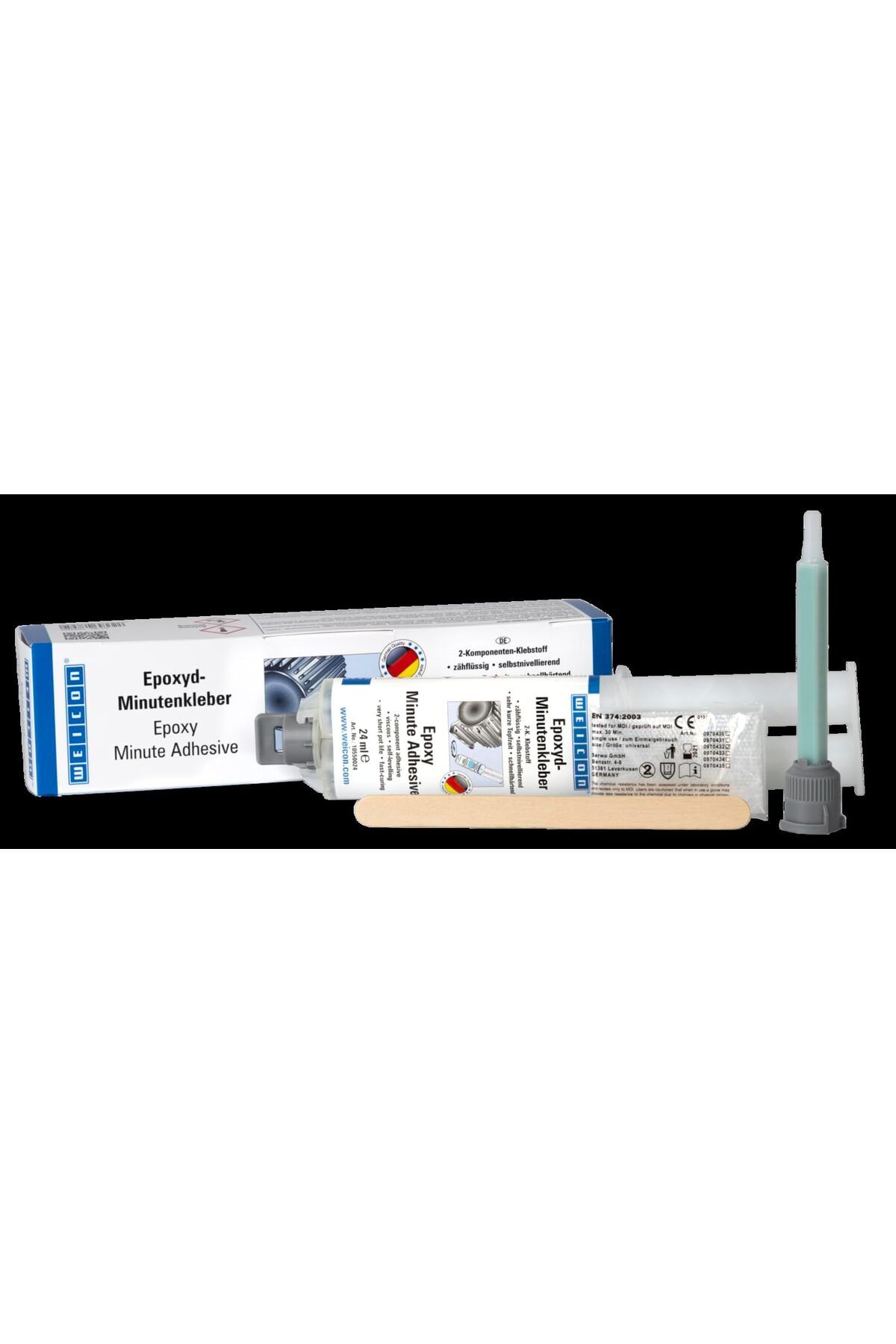MCreative Epoksi Dakika Yapıştırıcı 24 ml Çift Şırıngalı 2 Bileşenli Epoxy Tutkal Reçine Yapıştırıcı