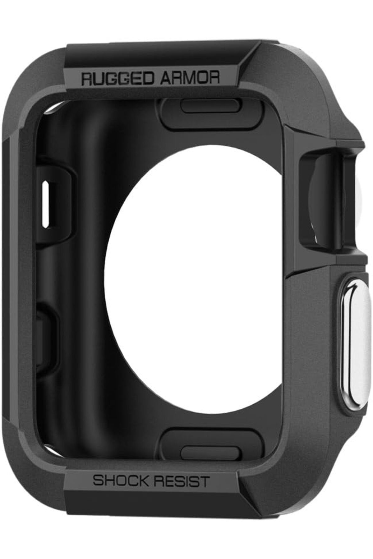 STOREMAX nffashopm Watch 42mm (Seri 3/2/1) Kılıf Rugged Armor Matte Black - S11496 storestarx 1051353