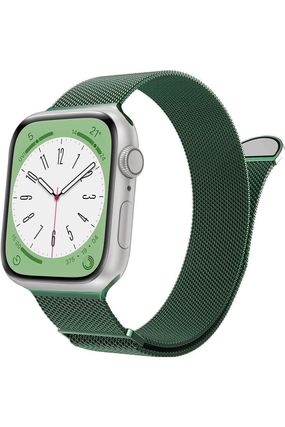 STOREMAX nffashopm Watch Uyumlu Çelik Hasır Kordon 42-44-45-49mm Tüm Bilek Kalınlıklılarına Göre Ayar