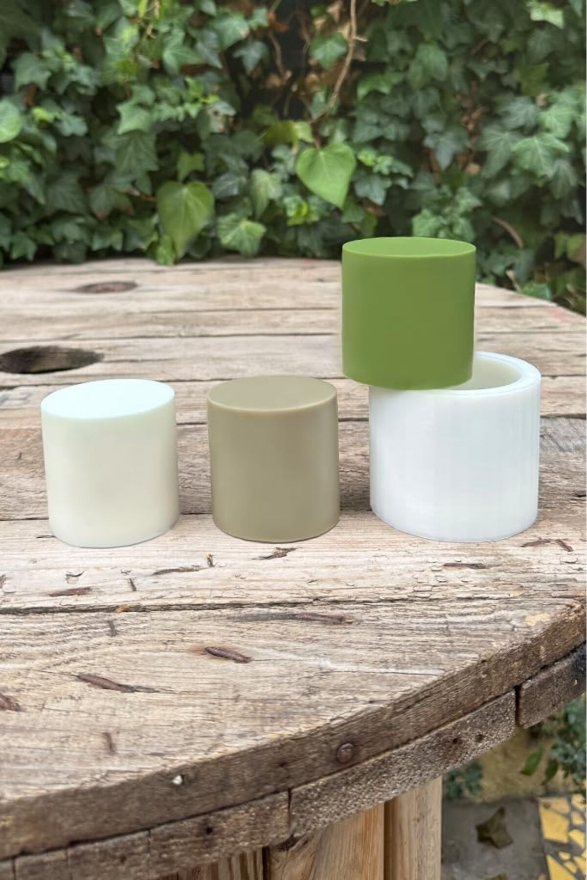 yenibagshop Concept Silindir 3D Mum Kalıbı 6x6x6 (Silikon) 1 Adet