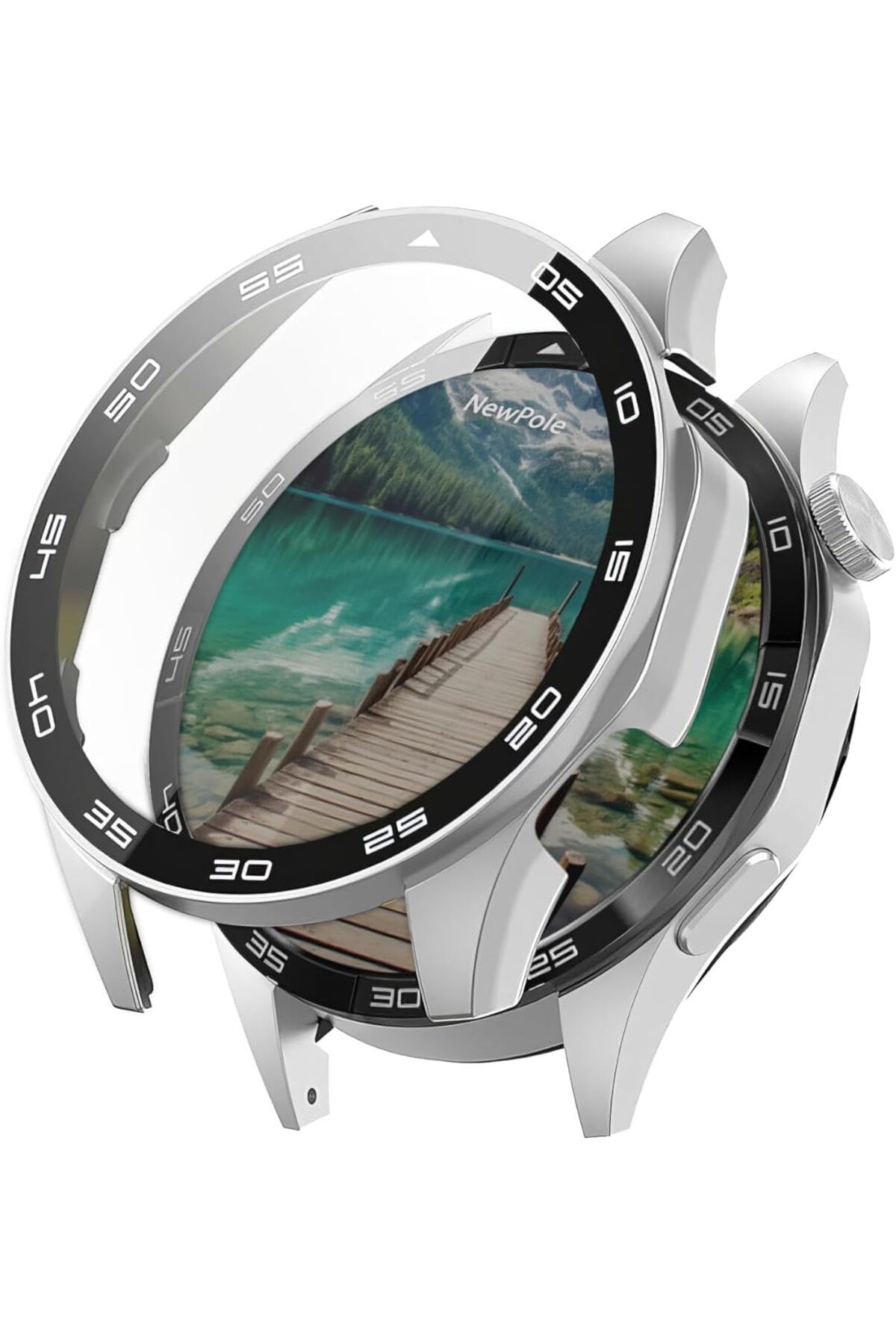 STOREMAX nffashopm Watch GT5 46mm İçin Watch Ekran Koruyucu Kırılmaz Cam ve Tam Kaplayan Watch Kasa Koruy