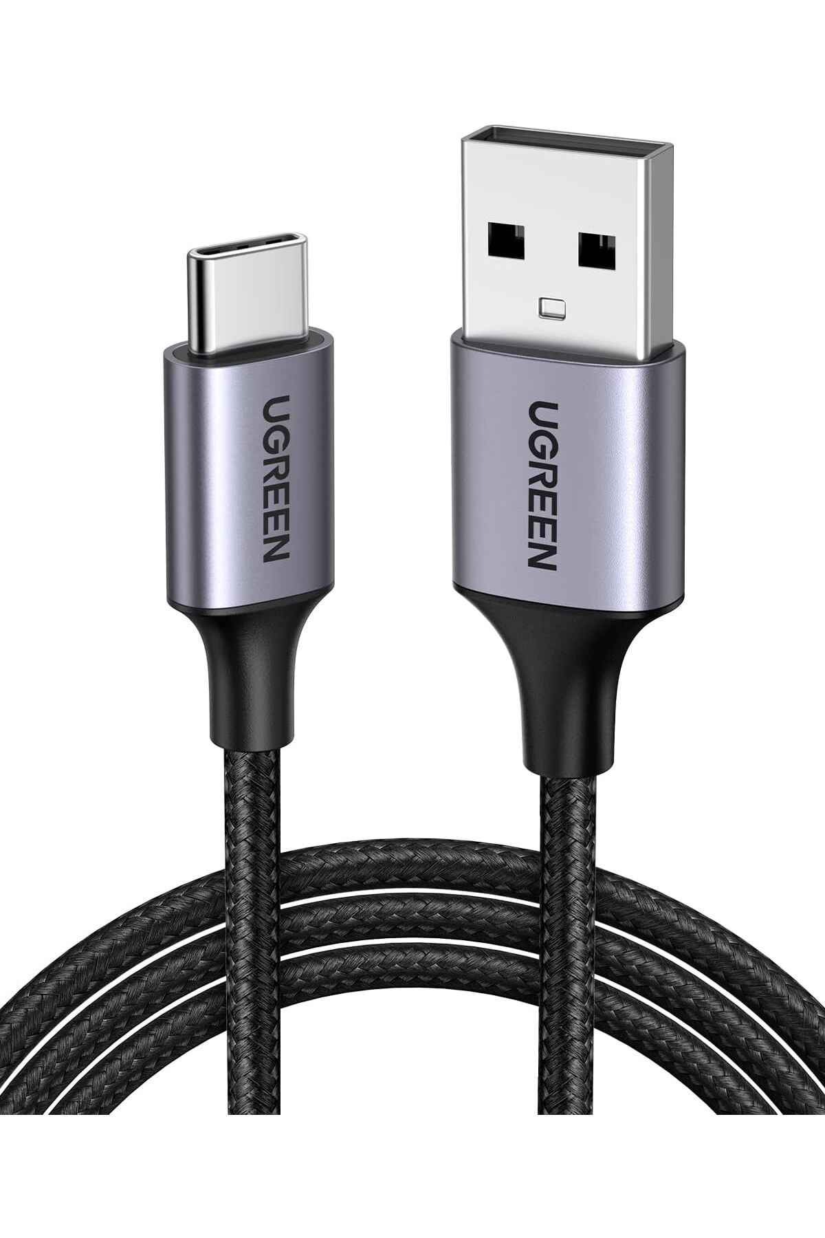 STOREMAX htpshopmx 2.0 A USB-A & USB-C Örgülü Şarj ve Data Kablosu, 25 Santimetre, Siyah, 60124 str http 1