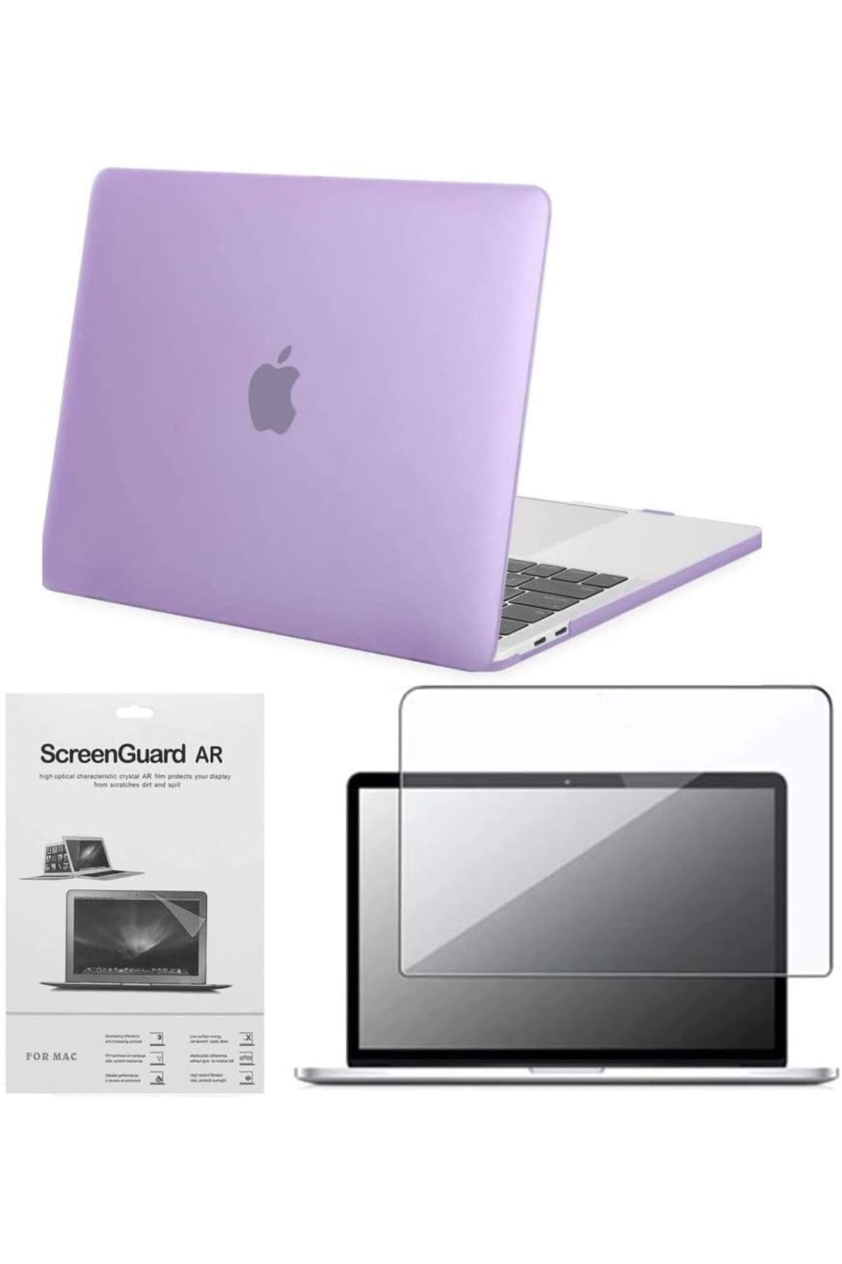 STOREMAX lbstorex 13 Macbook Pro M2 A2686 Mor Kılıf Koruyucu + Ekran Filmi CMPTM2-133PU Newdsng 1116818