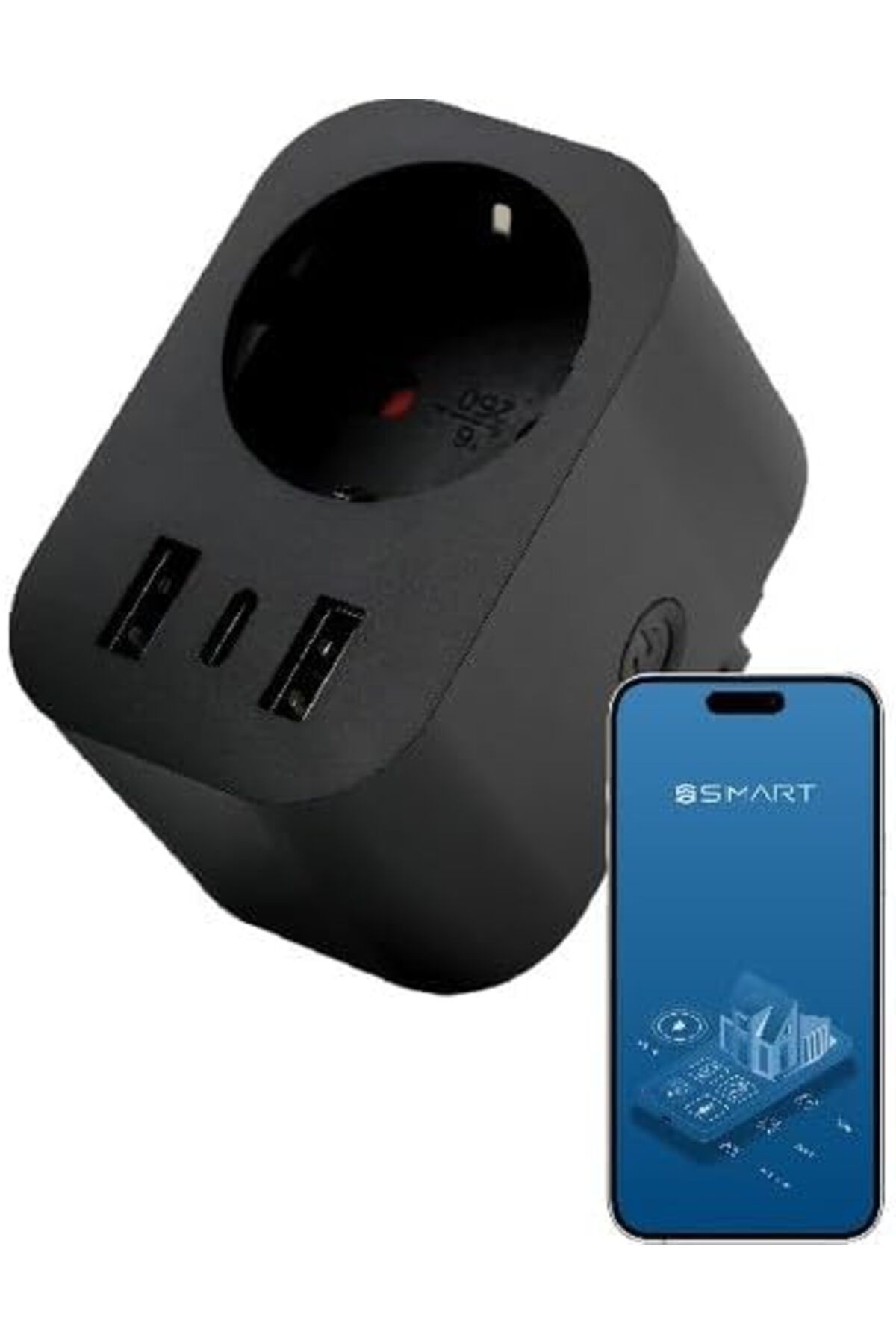 MCreative Wi-fi Priz Usb Type-c Akım Korumalı Uzaktan Kontrol