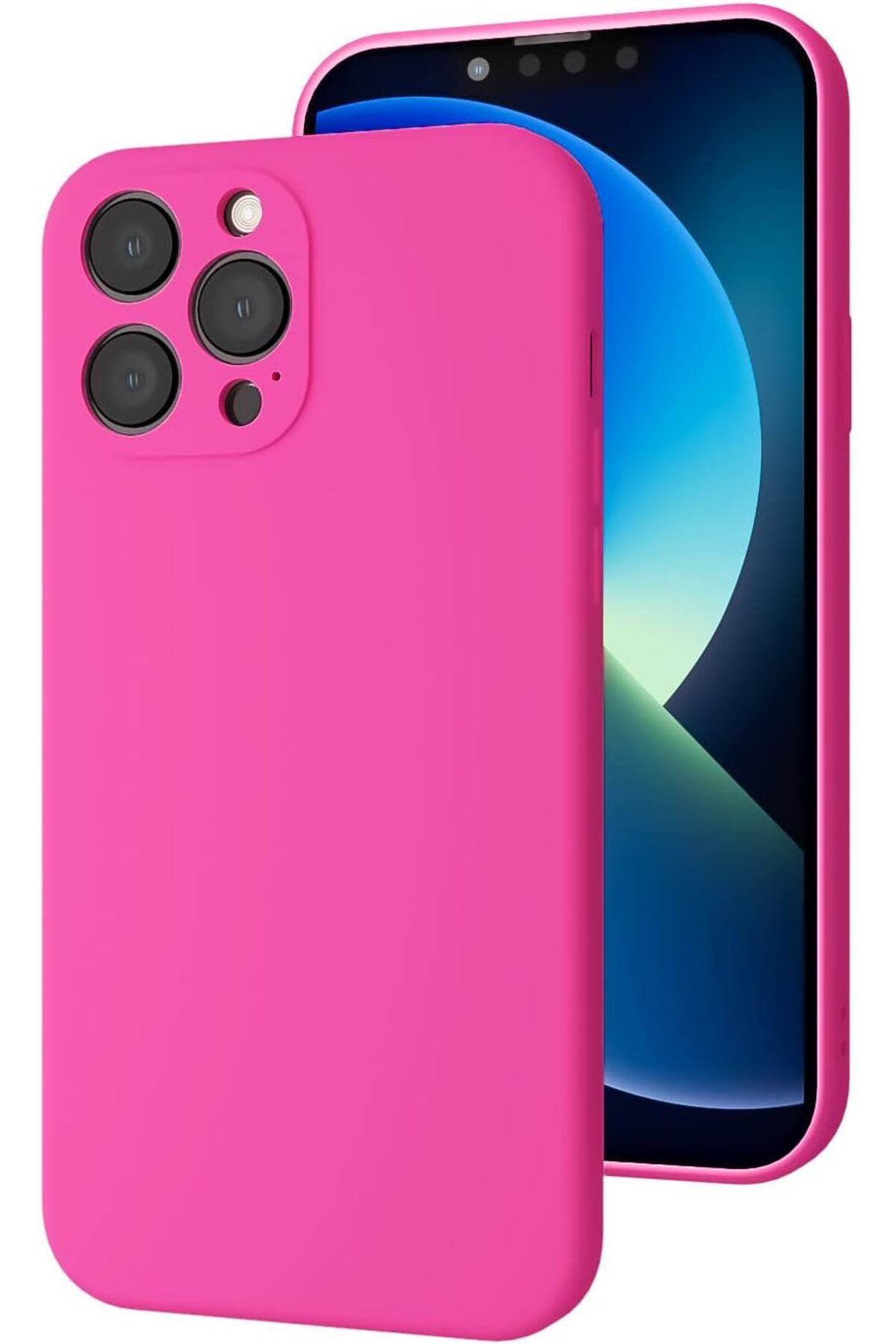 STOREMAX htpshopmx iPhone 12 uyumlu Kamera Korumalı, Mikrofiber Astarlı, Sıvı Silikon Kılıf (Şeker Pem