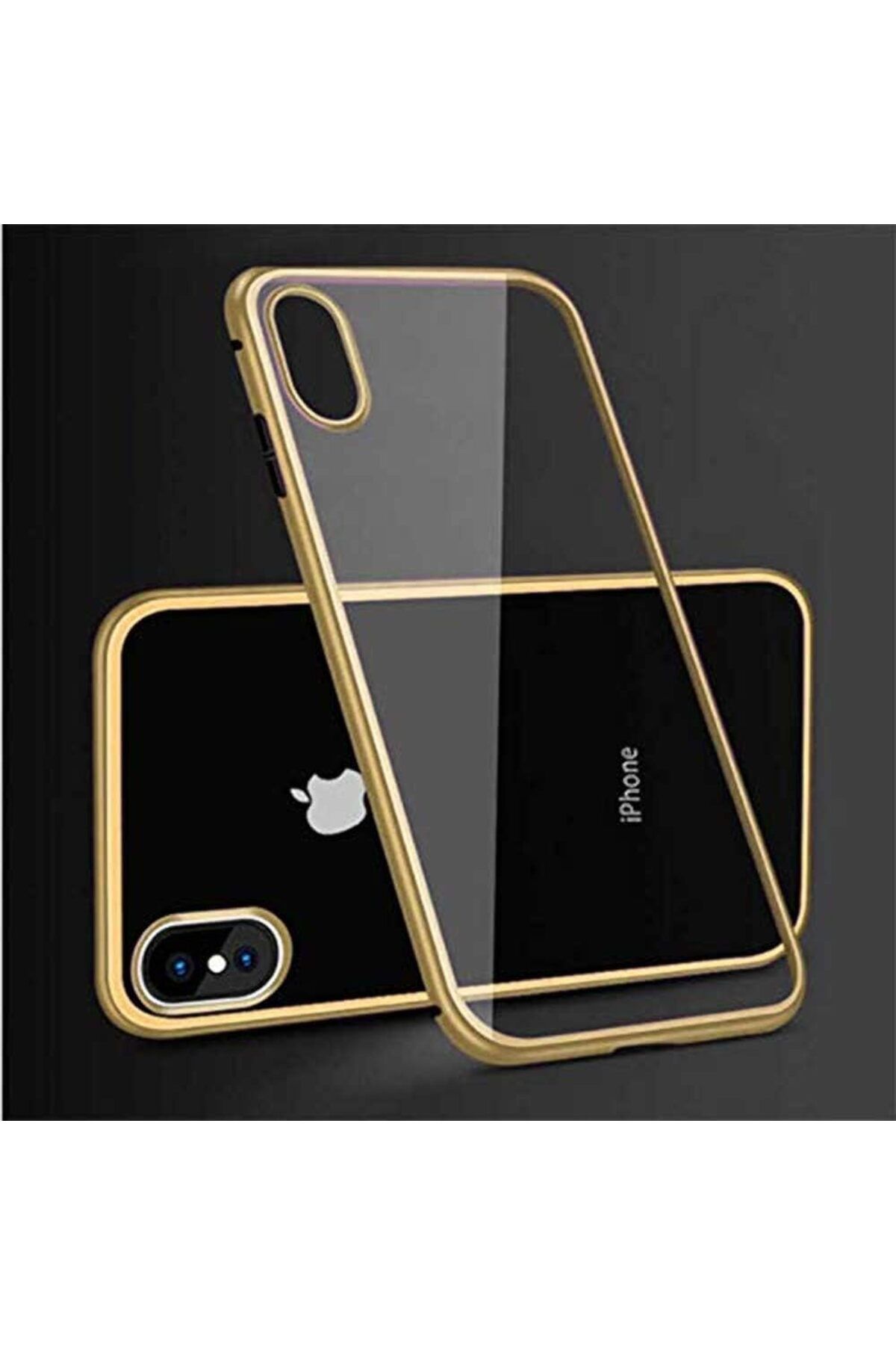 STOREMAX nffashopm iPhone XR ile Uyumlu 6.1 Devrim Gold Cep Telefonu Kılıfı storestarx 1051353