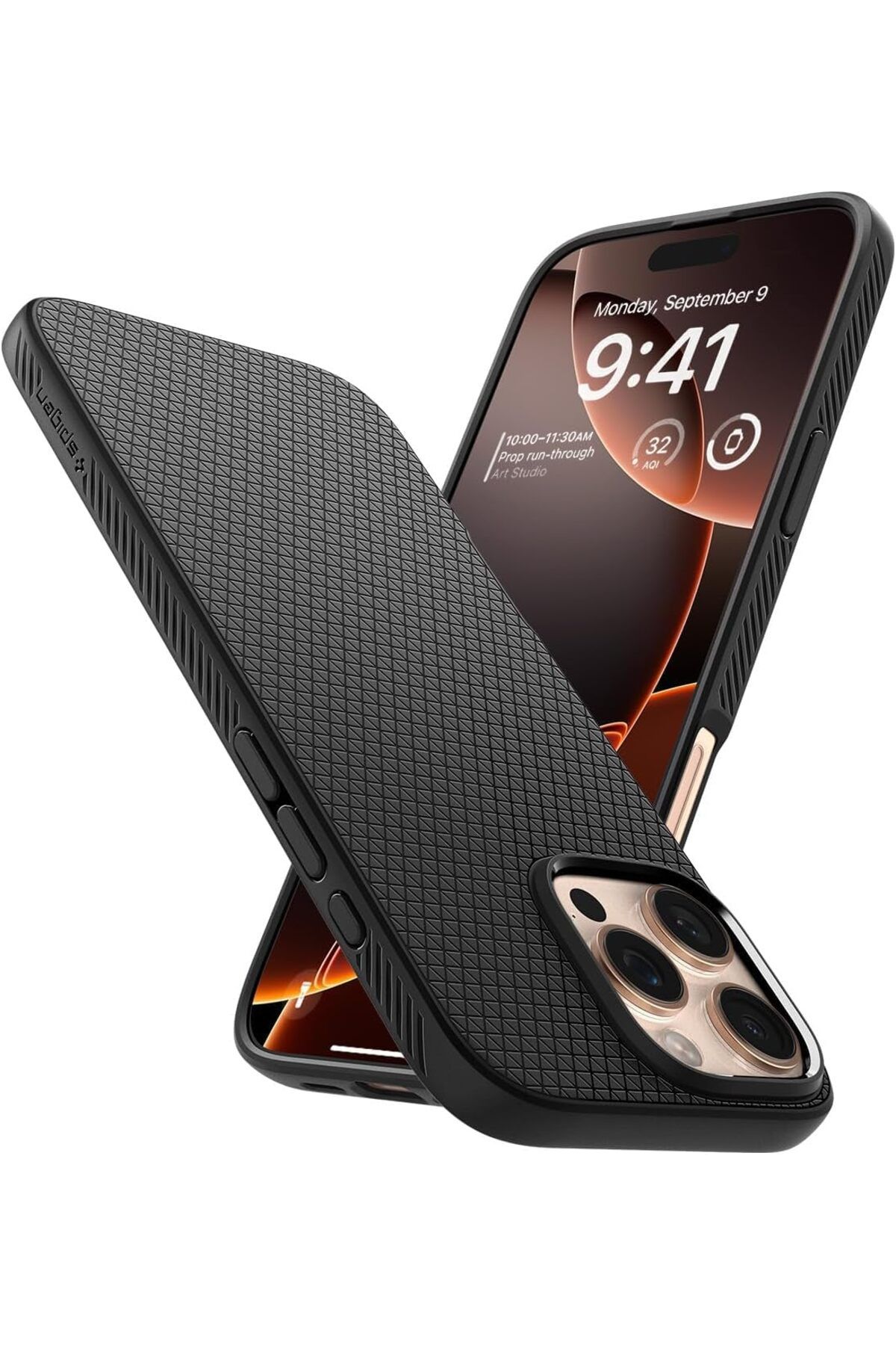 STOREMAX htpshopmx iPhone 16 Pro Max Kılıf Liquid Air Matte Black - ACS07988 str http 1092444