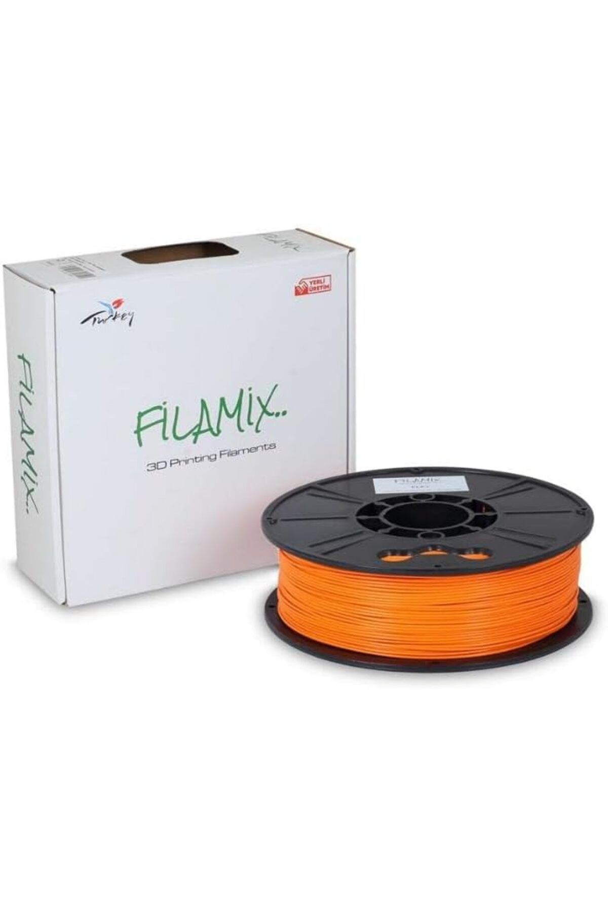 yenibagshop Pla + 1.75 Mm Uyumlu Filament 1 Kg Plus Turuncu