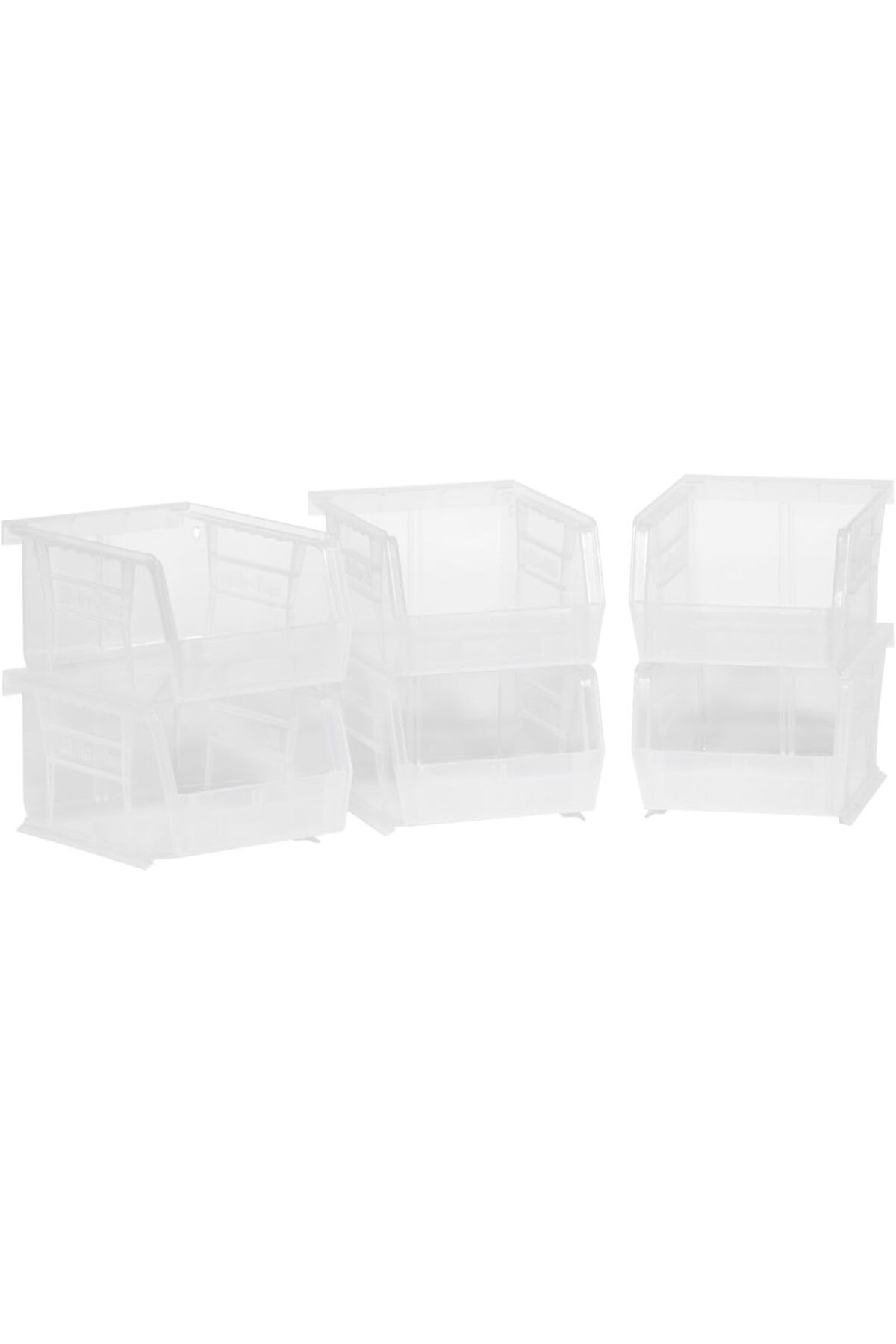 yenibagshop 30210 Akrobins plastik-saklama kabı için, el işçiliği ve cihazlar için, 6'lı paket, 08212Sclar