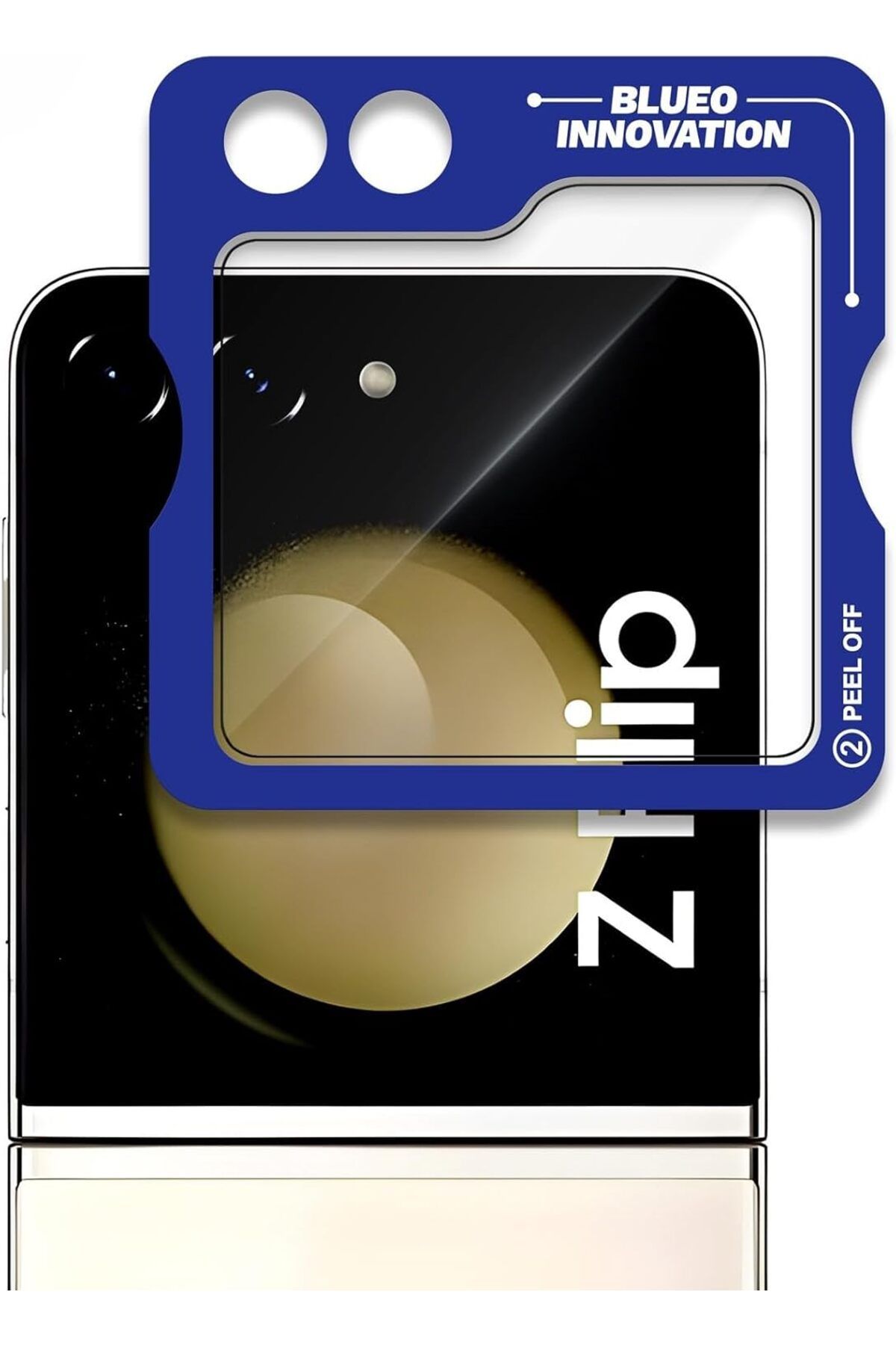 yenibagshop Flip 6 Uyumlu 2.5D full cover HD Cam Ekran Koruyucu