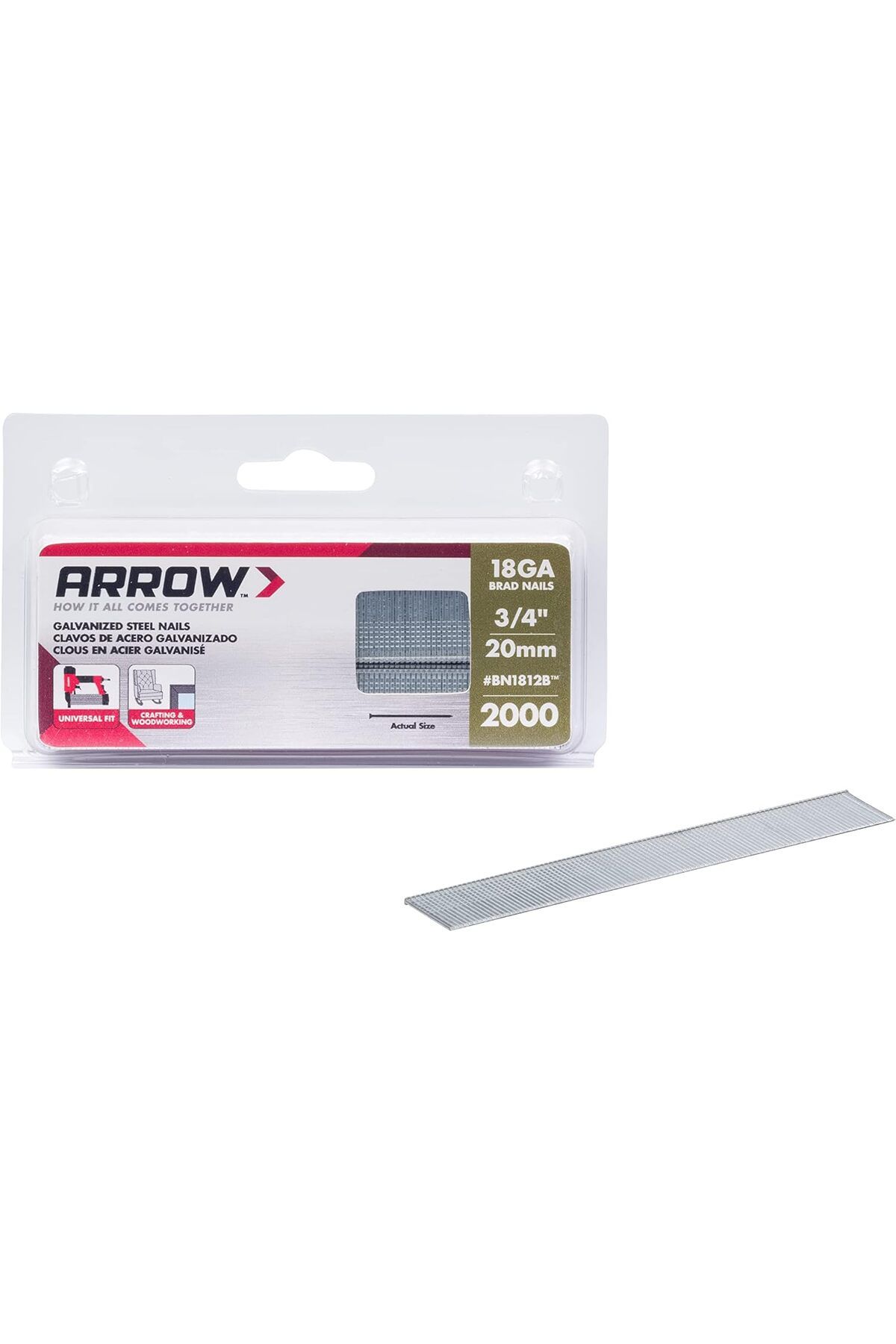 STOREMAX cmllashop BN1812 20mm 2000 Adet Profesyonel Kesik Başlı Çivi 542093