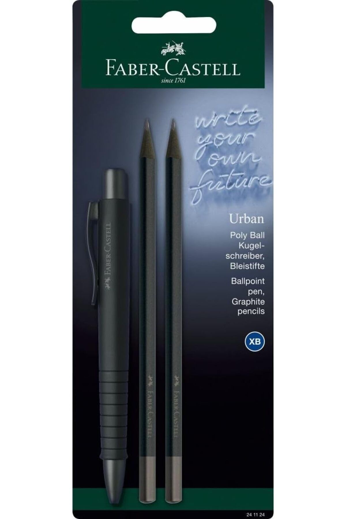 STOREMAX nffashopm 241124 - Tükenmez Kalem Poly Ball Urban ve 2 Kurşun Kalem Urban storestarx 1051353