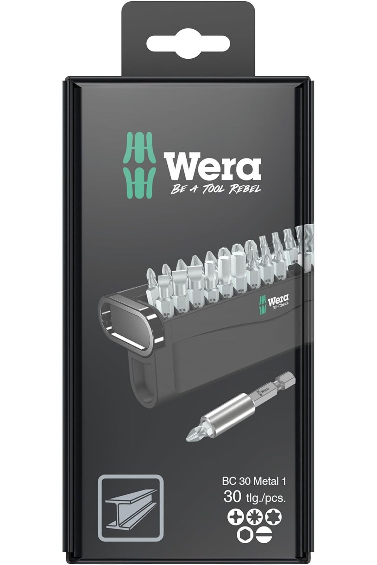 STOREMAX nslmshop 05057440001 Bit-Check 30 Metal 1 SB, 30 Parça Life Store 1037065