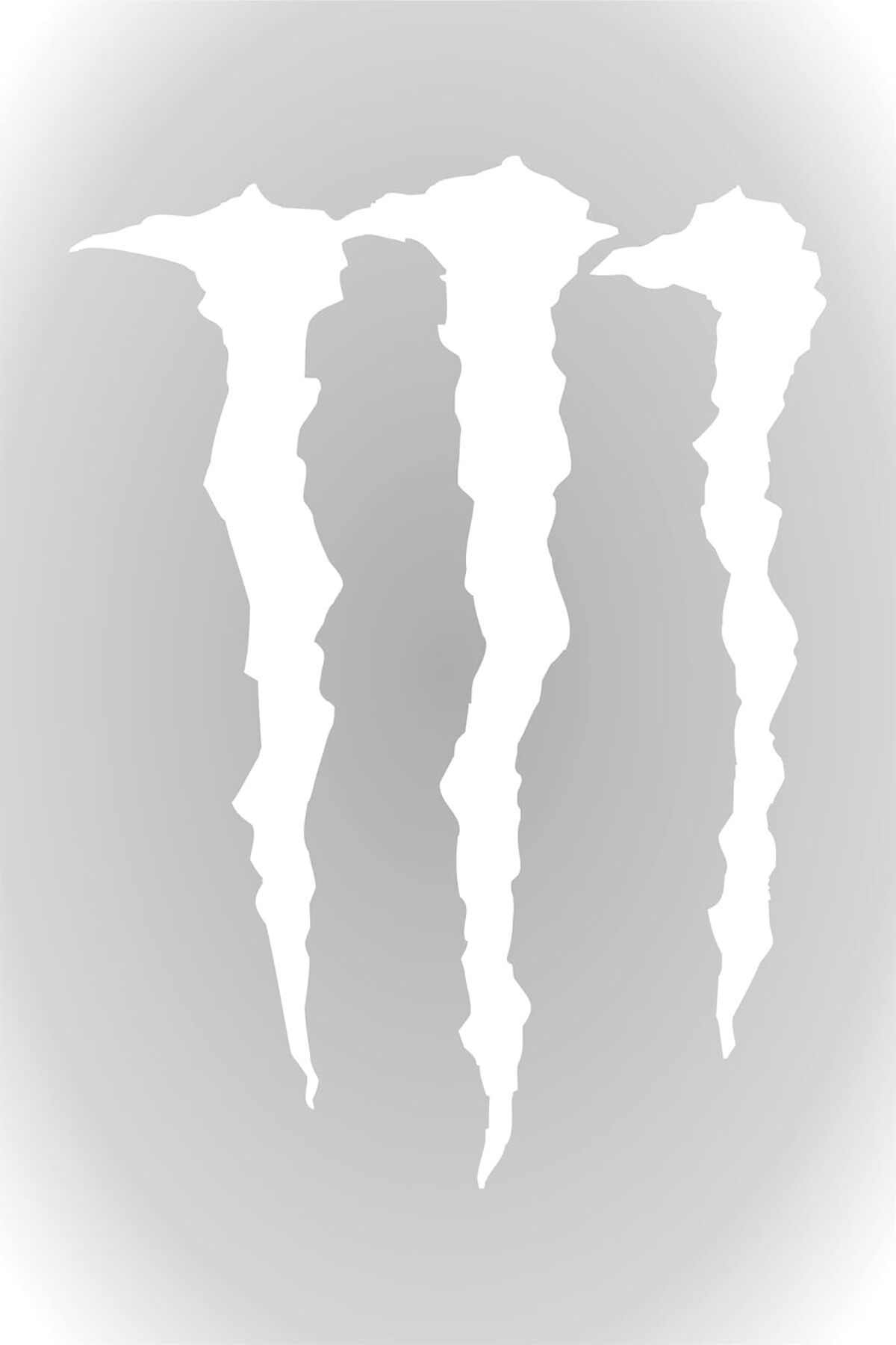 STOREMAX lvnmblya Aksesuar Monster Pençe Far ve Cam Sticker 10 x 8,5 cm Beyaz Shop Deesing 224120