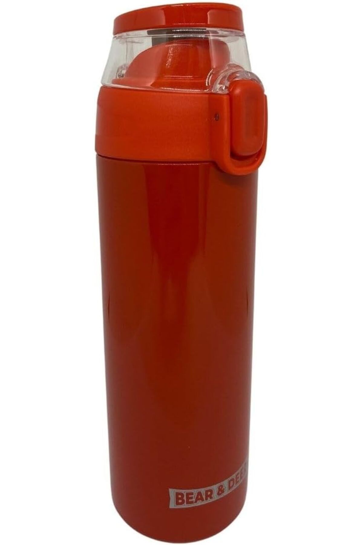 STOREMAX Deer 450ml Otomatik Şeffaf Kapaklı Çelik Matara