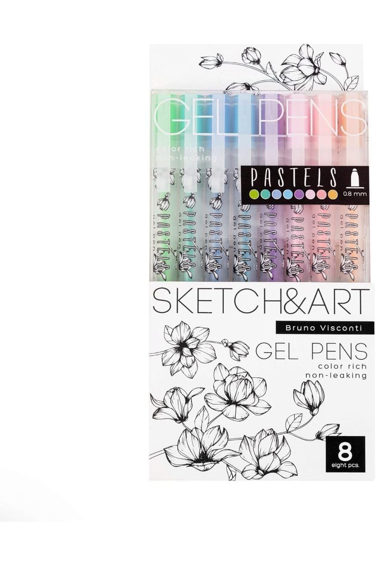 STOREMAX cmllashop Uni Write Jel Kalem, 0.8 Mm, 8 Renk- Pastel 542093