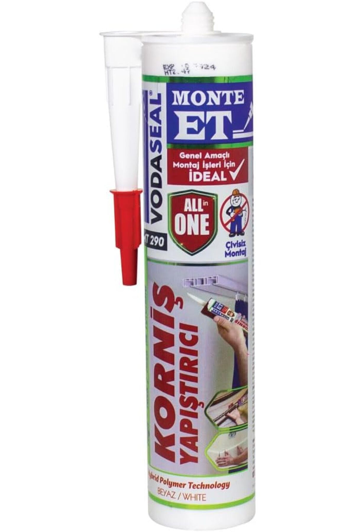STOREMAX nslmshop 8682340870196 Monte Et Hybrid Polymer Yapıştırıcı Kartuş Beyaz, 260 ml Life Store 103