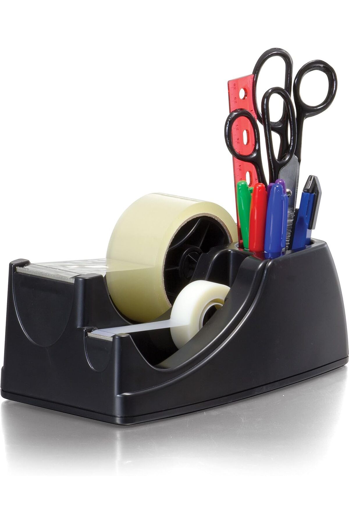 MCreative Heavy Duty 2'si 1 arada bant dağıtıcı, geri dönüştürülmüş, siyah (96660)