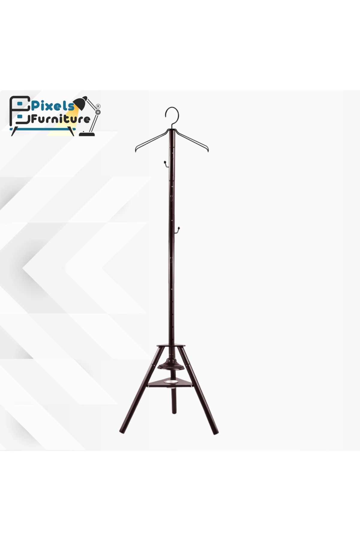 PixelsFurniture-Pixel Furniture 2-in-1 Steamer and Hanger with Clothes Steaming Holes and Multi-Purpose Hanger in Stylish Design 1