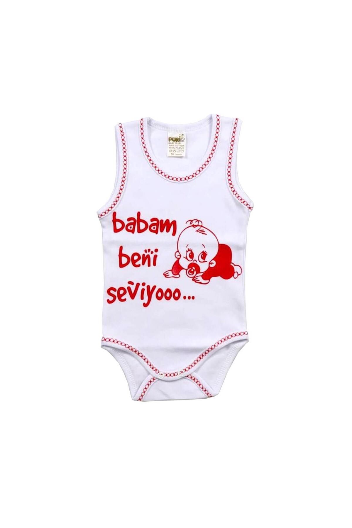 bebegen Babam Beni Seviyoo Askılı Yazlık Bebek Zıbın