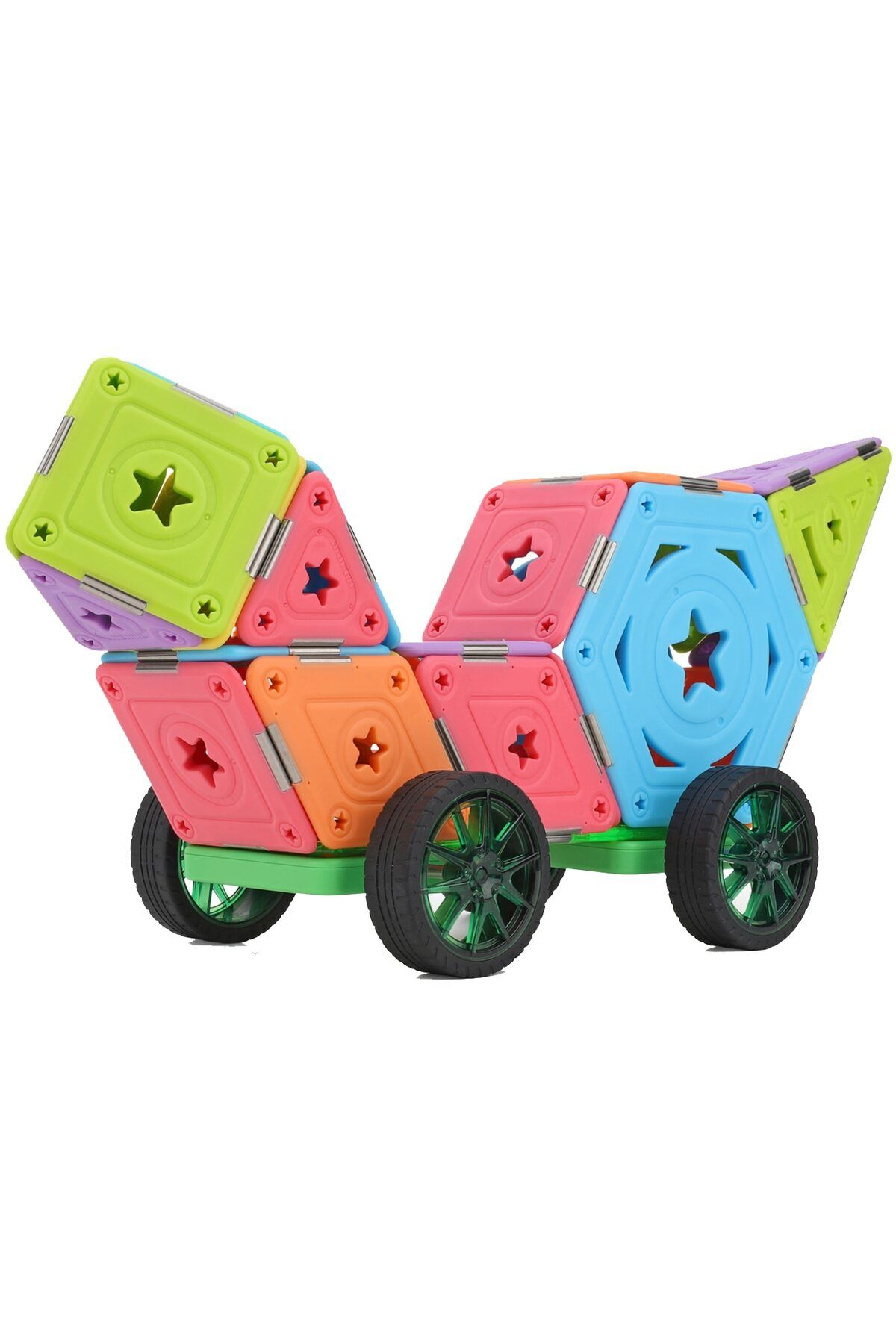 Magspace-Set de constructie magnetic Magspace - Variable kart 4