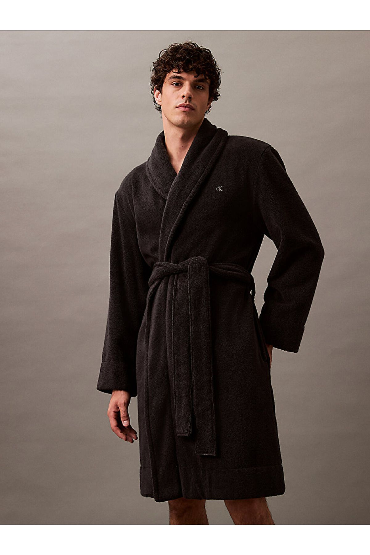 Calvin Klein Cotton Terry Bathrobe