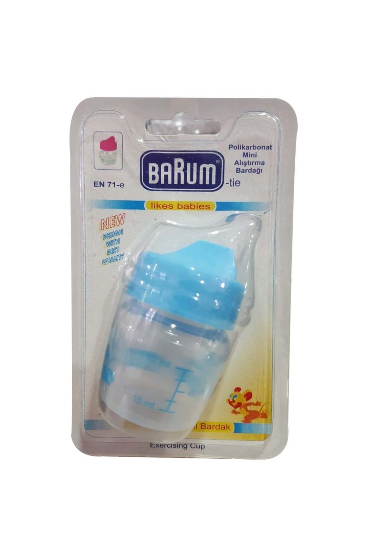 bebegen Barum Polikarbonat Mini Alıştırma Bardağı Mavi fotoğrafı 2 (önizleme)