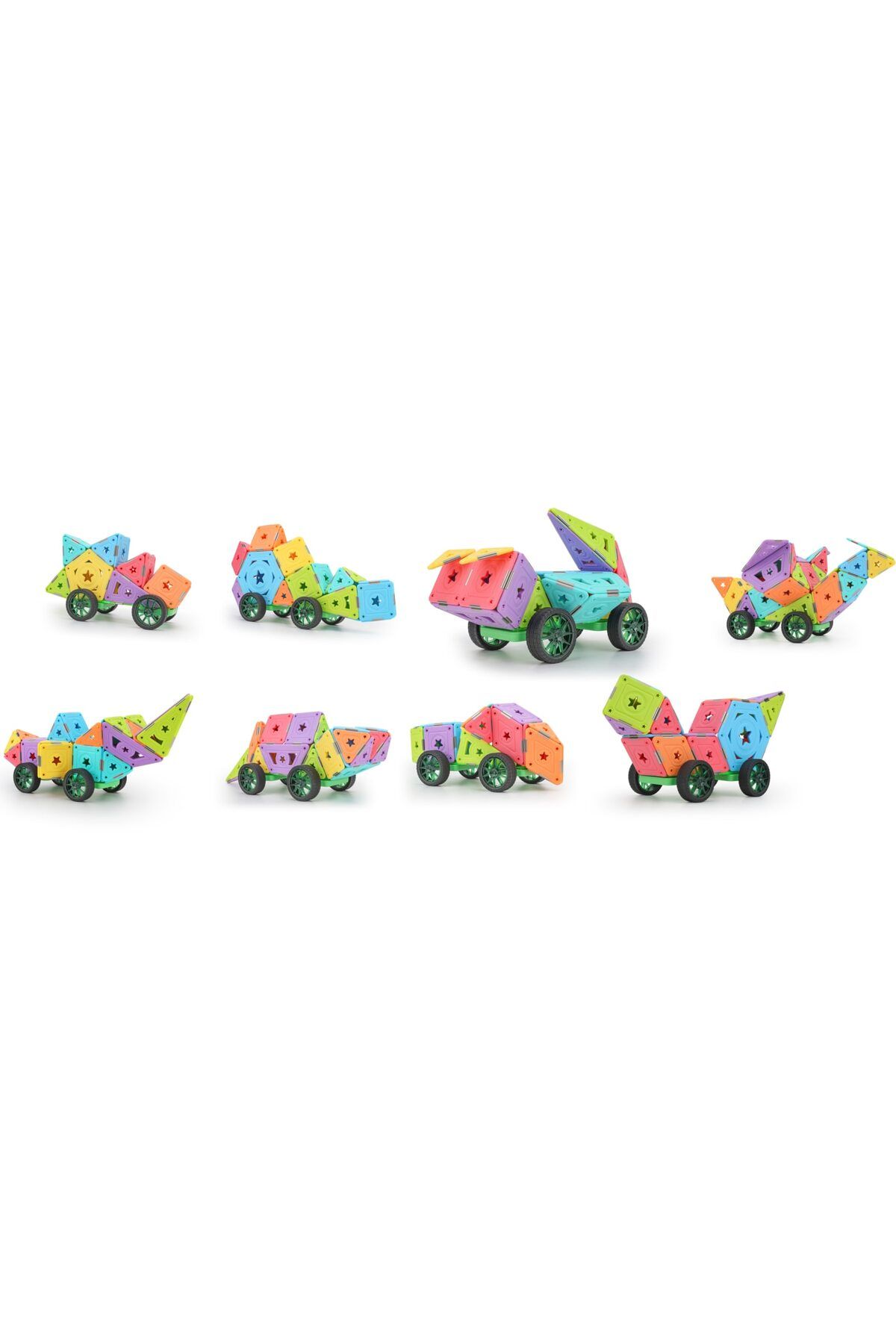 Magspace-Set de constructie magnetic Magspace - Variable kart 2