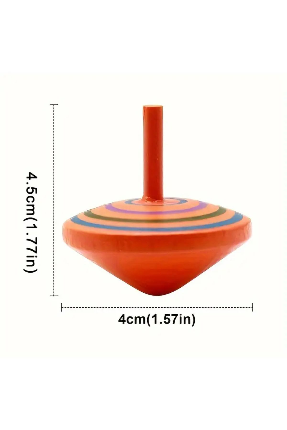 dukart kiddo topaç, renkli, 2 adet, 4,5 cm