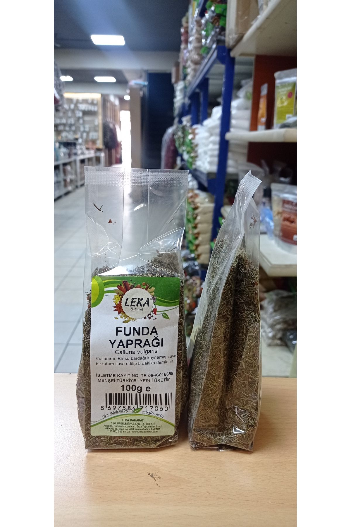 leka baharat Funda Yaprağı 100 g