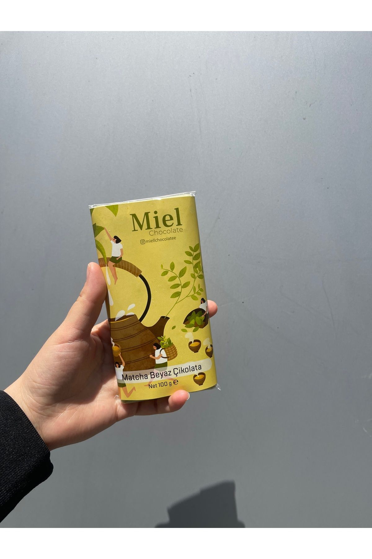 Miel Matcha- Beyaz çikolatalı tablet çikolata