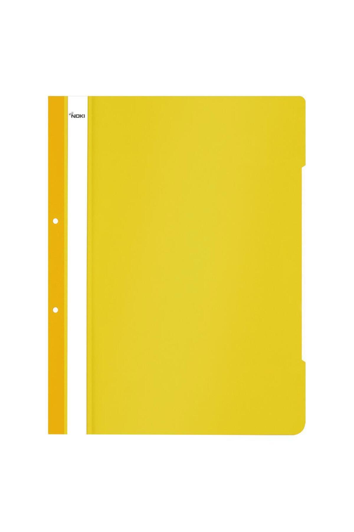 Noki 48288 Telli Dosya Plastik 50 Adet - Sarı