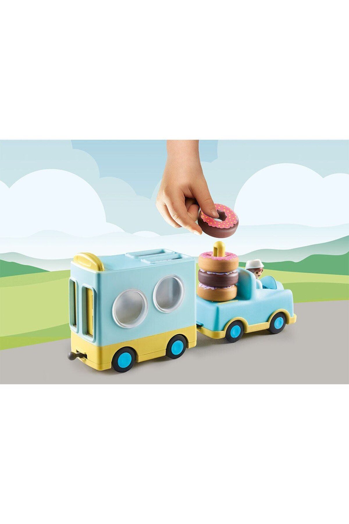Playmobil-1.2.3 - Truck with donuts to stack and sort 4