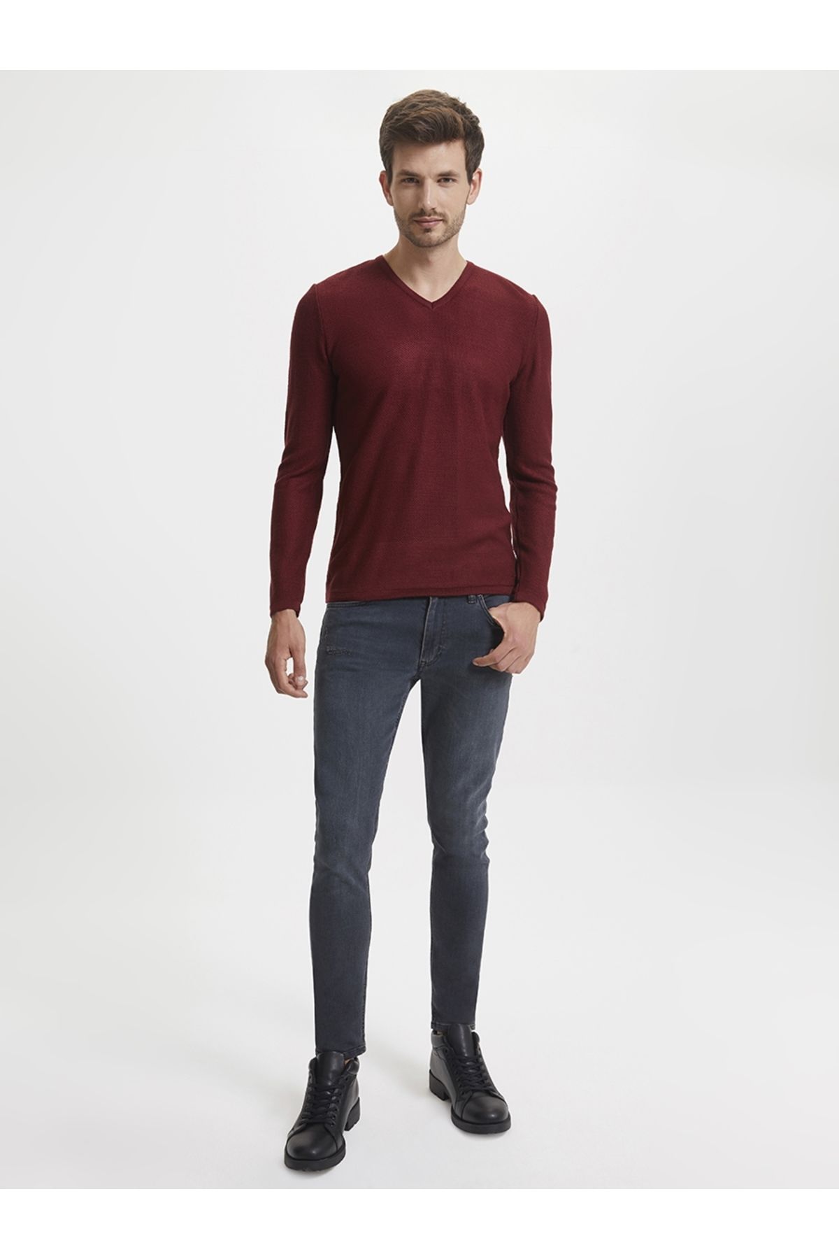 Loft-Ανδρικό πουλόβερ Slim Fit 4