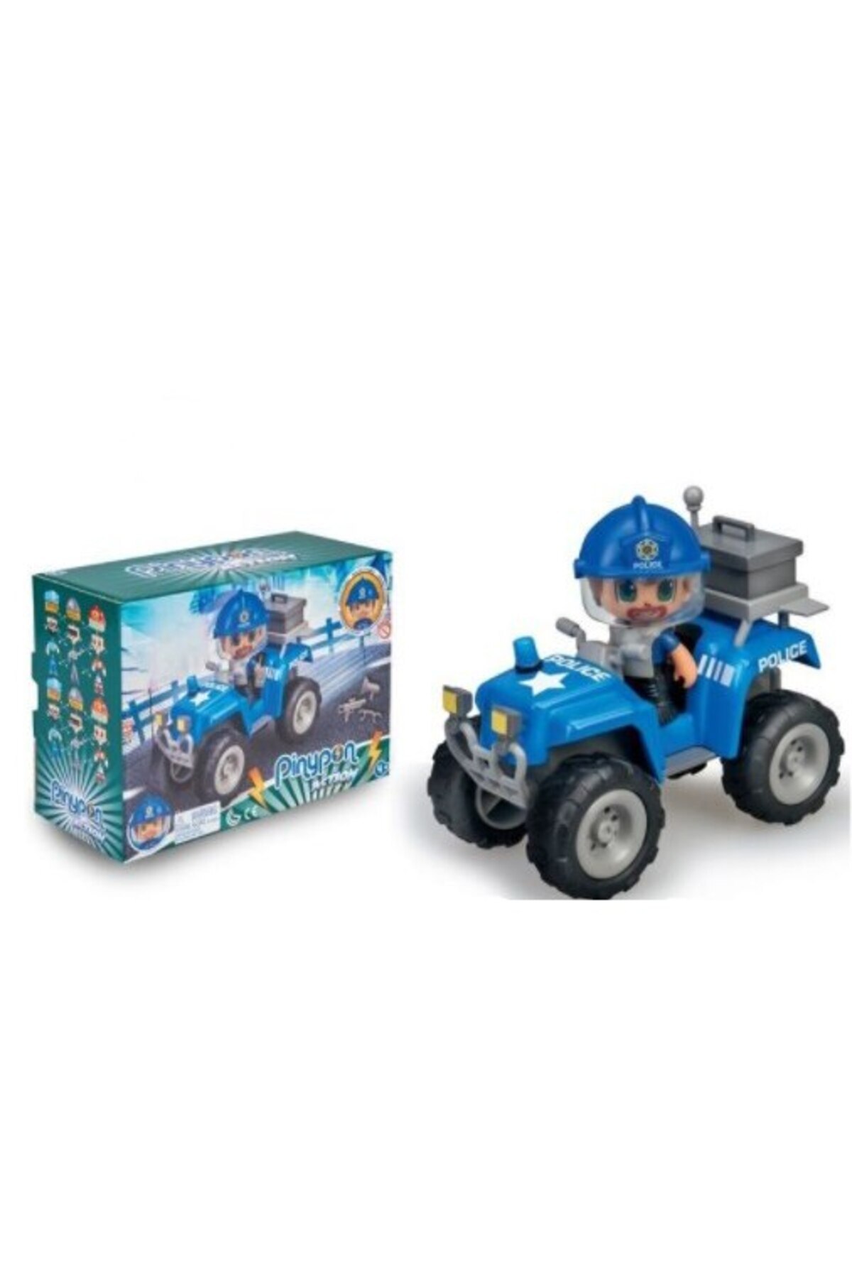 Pinypon-Pinypon Action Playset - Policeman on ATV 2
