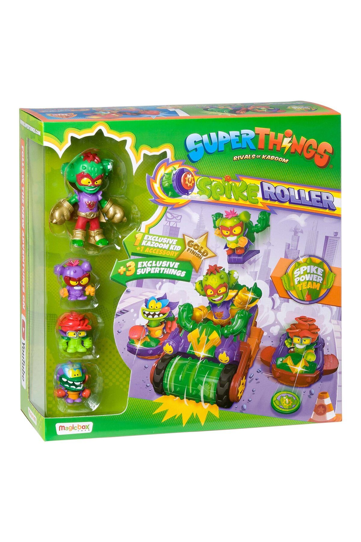 SuperThings-Set de joaca SuperThings - Vehicul Spike Roller Cactus 2
