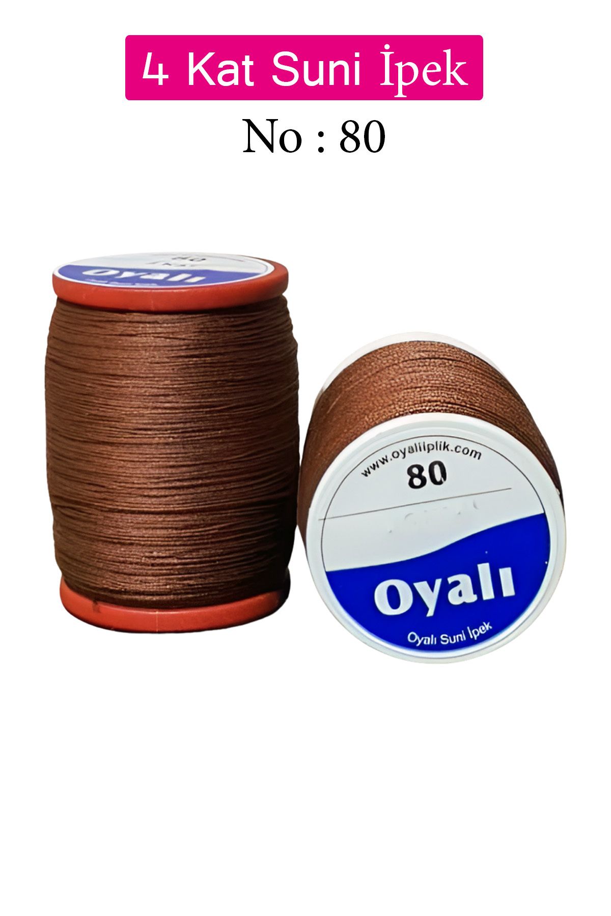 BirdoluSepet Oyalı 4 Kat Suni İpek İplik İğne Oyası Boncuk İpi Tığ Oyası No:80